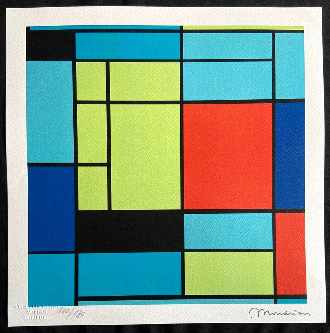 Piet Mondrian Lithograph (1 of 9)
