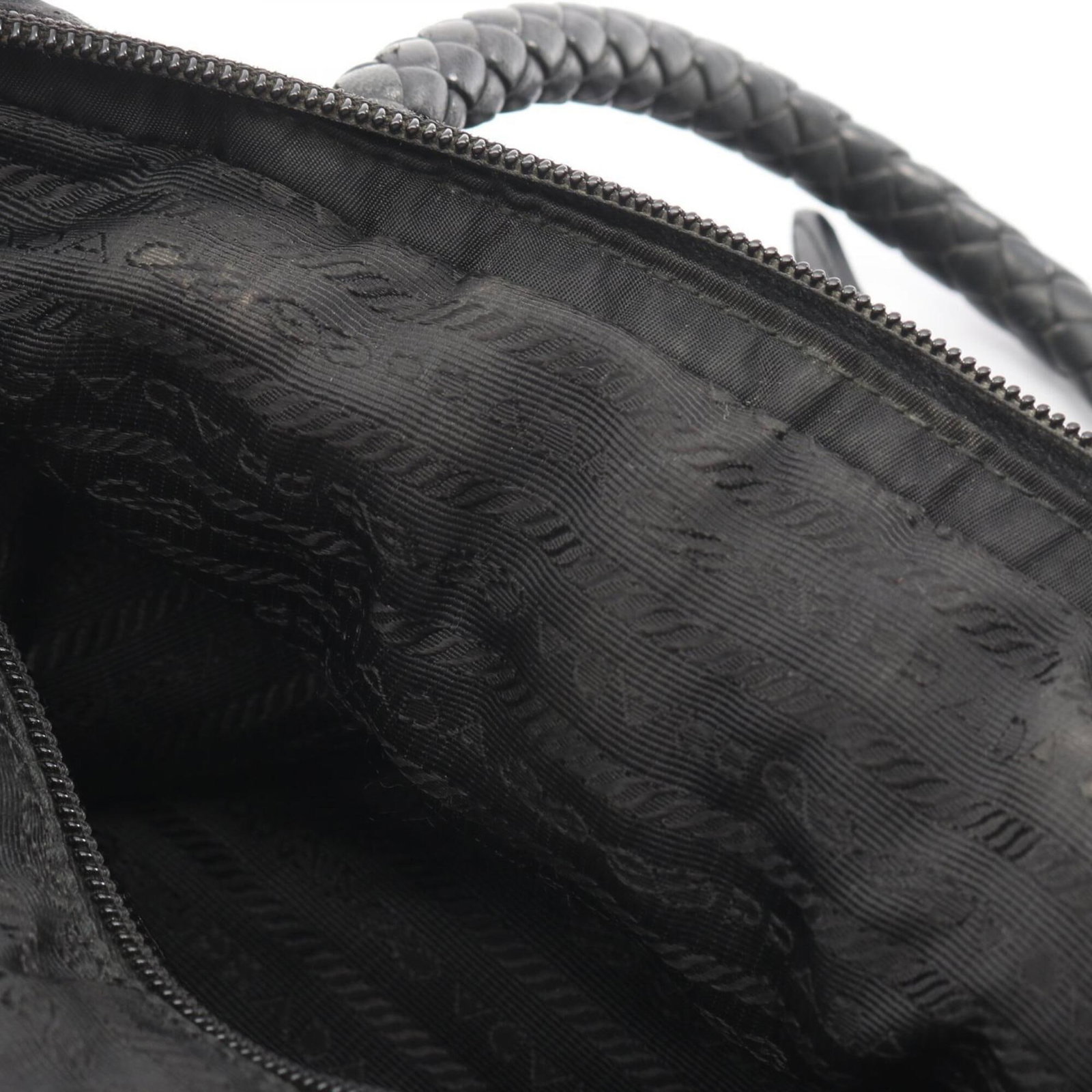 Prada Handbag Nylon, Leather - 5