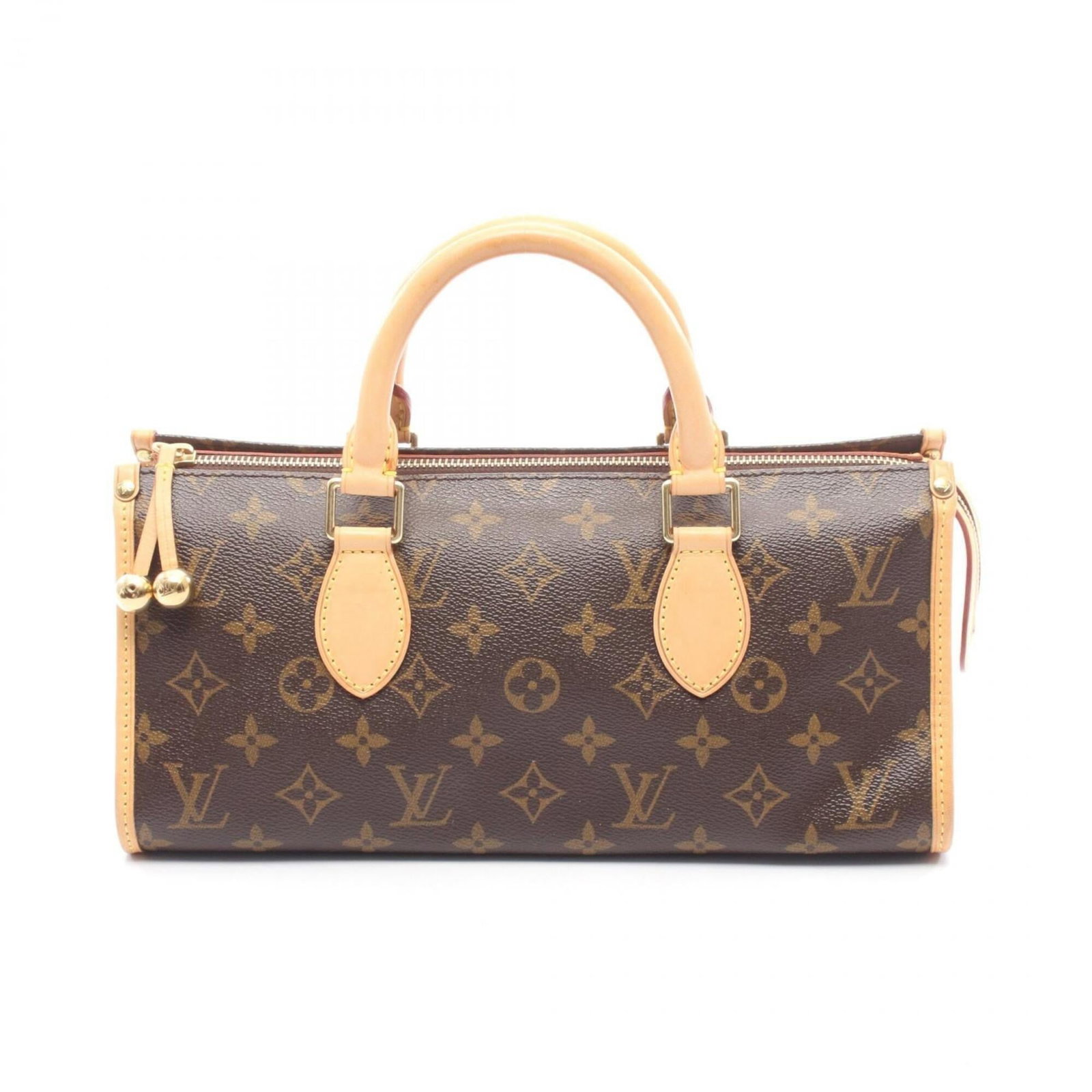 Louis Vuitton leather handbag coated canvas monogram pvc (1 of 8)