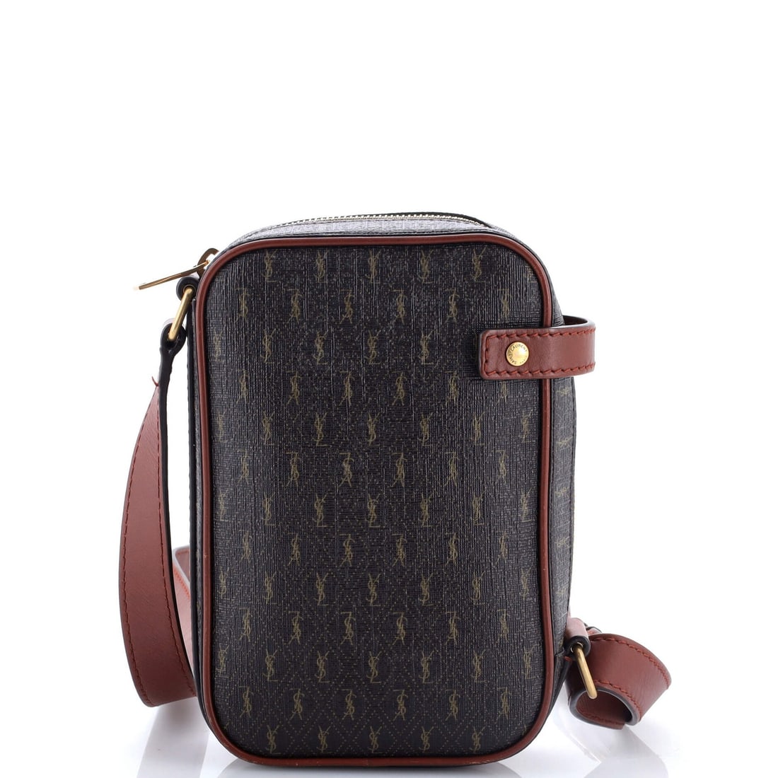 Saint Laurent Le Monogramme Crossbody Pouch Monogram All Over Coated Canvas (1 of 6)