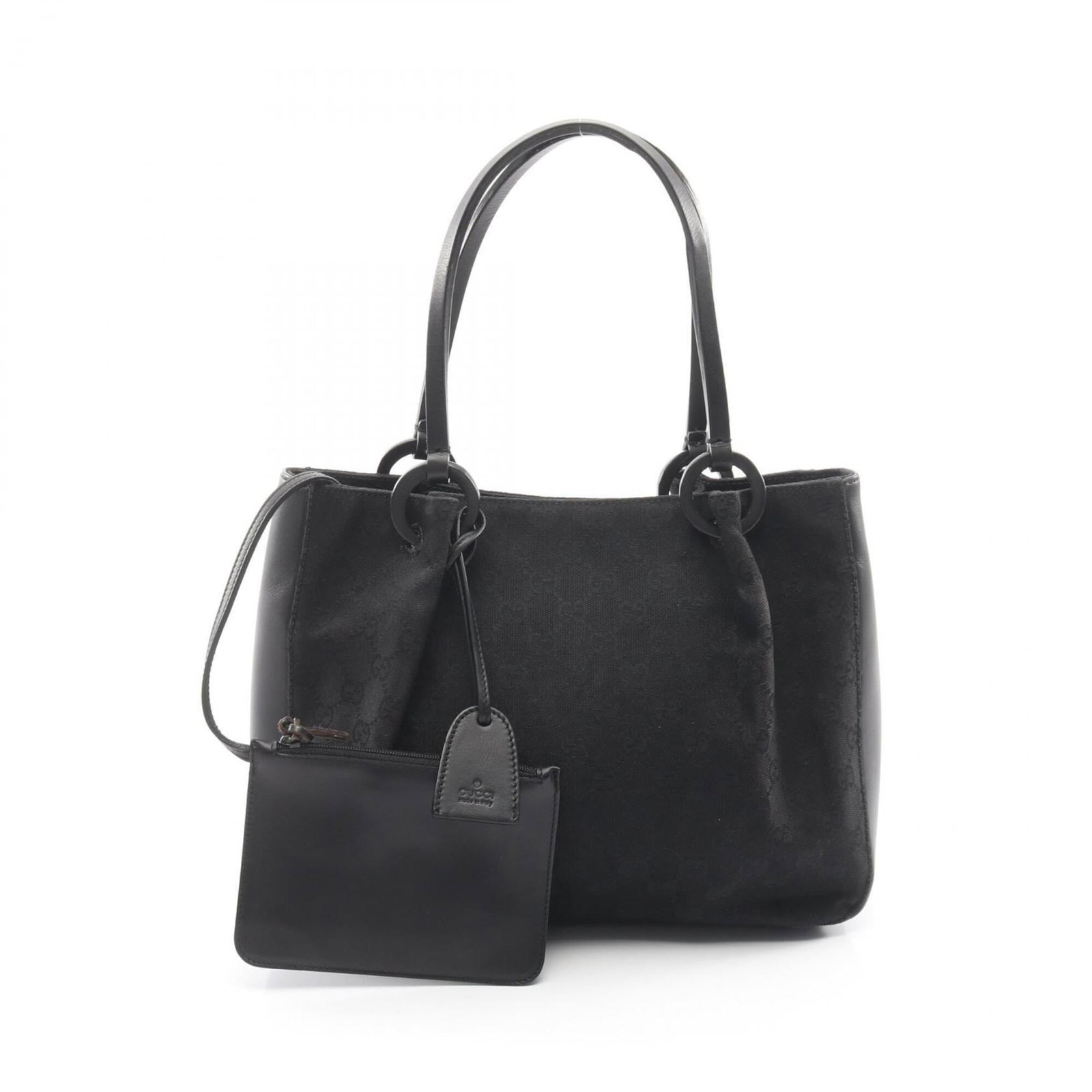 Gucci Handbag, Tote Bag Gg Canvas, Leather: Gucci Handbag, Tote Bag Gg Canvas, Leather A sleek and sophisticated Gucci tote bag, crafted from high-quality Gg Canvas and rich leather, adds an effortless touch of luxury to any outfit. With its