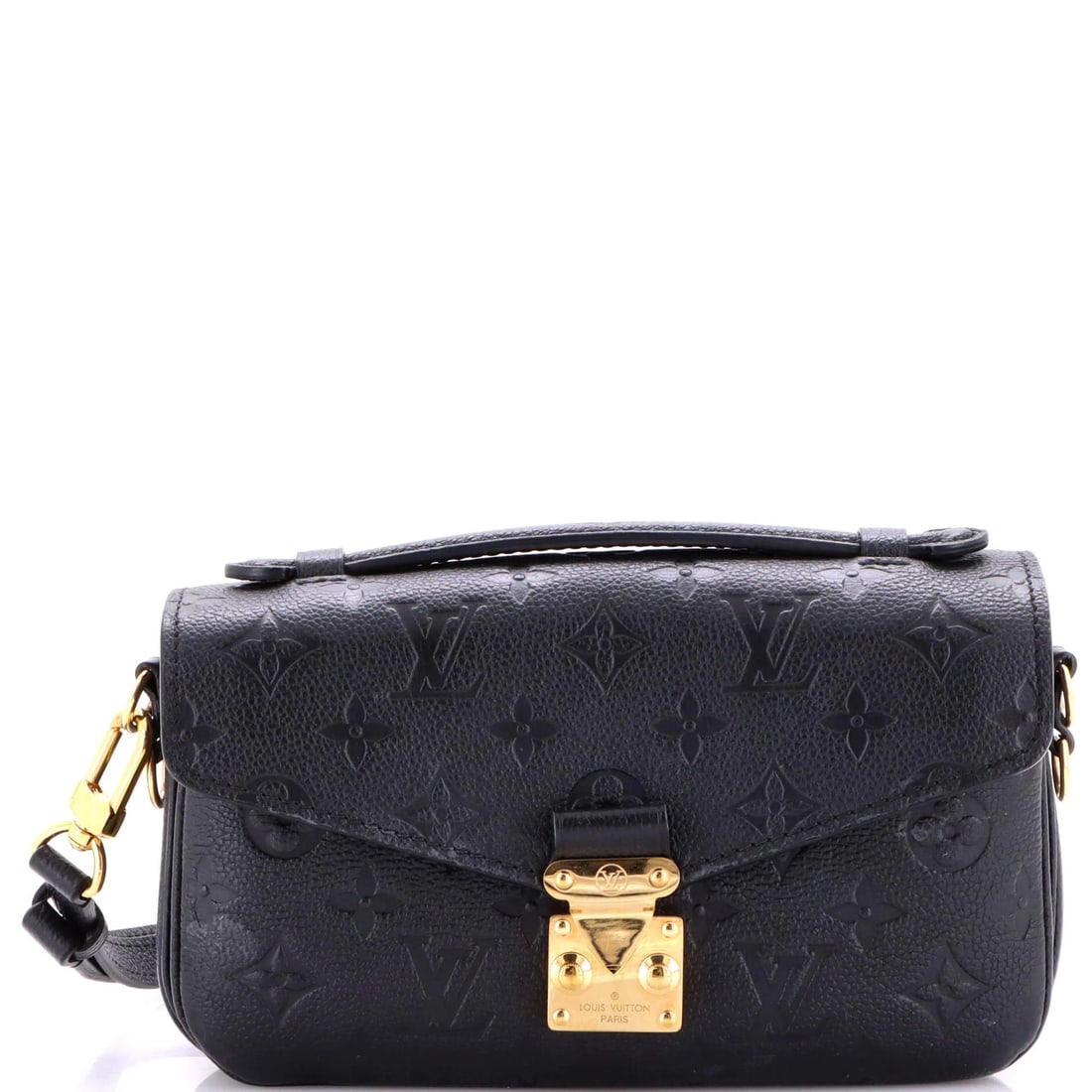 Louis Vuitton Pochette Metis Monogram Empreinte Leather East West: Louis Vuitton Pochette Metis Monogram Empreinte Leather East West The Louis Vuitton Pochette Metis Monogram Empreinte Leather East West is a timeless and sophisticated cross-body bag that exudes luxur