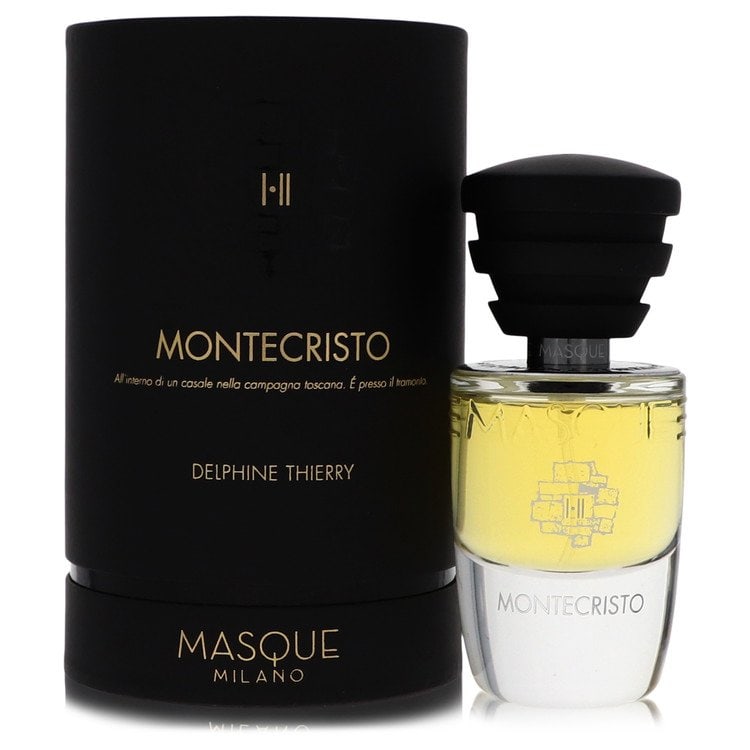 Montecristo Perfume By Masque Milano Eau De Parfum Spray (Unisex): Montecristo Perfume By Masque Milano Eau De Parfum Spray (Unisex) Experience the sophisticated elegance of Masque Milano's Montecristo Perfume, a unisex Eau De Parfum Spray that combines rich, velvety