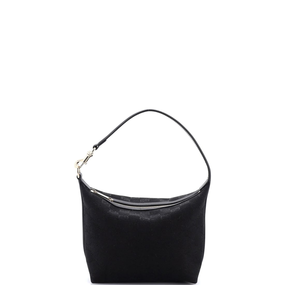 Gucci Super Mini Ophidia Zip Canvas Bag: Gucci Super Mini Ophidia Zip Canvas Bag The Gucci Super Mini Ophidia Zip Canvas Bag is a chic and compact accessory that exudes understated luxury. With its sleek black canvas exterior, gold hardware