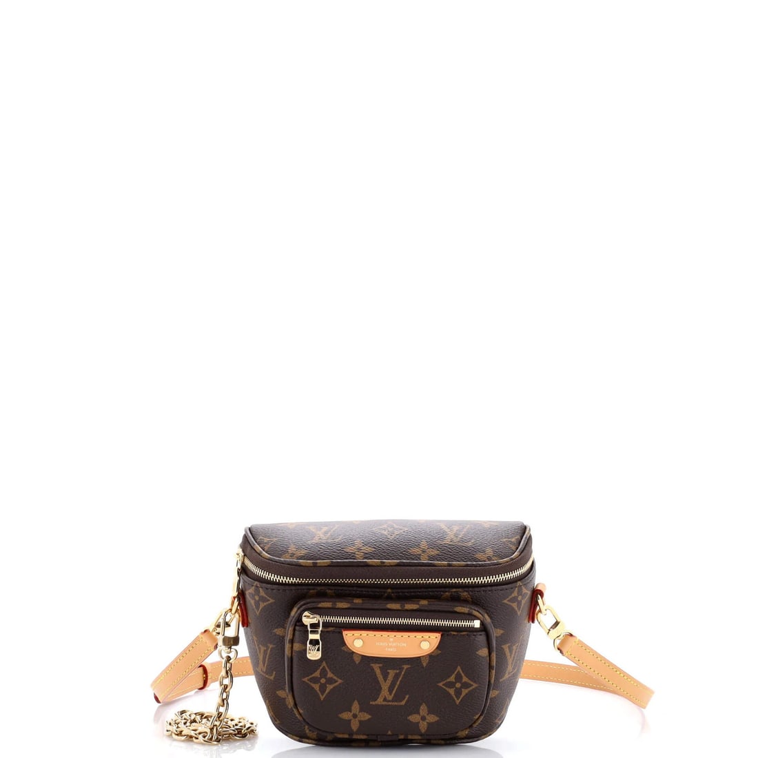 Mini monogram canvas bag by Louis Vuitton: Mini monogram canvas bag by Louis Vuitton Elevate your everyday style with this charming Louis Vuitton mini monogram canvas bag, boasting the iconic brand's signature brown color and gold hardware.