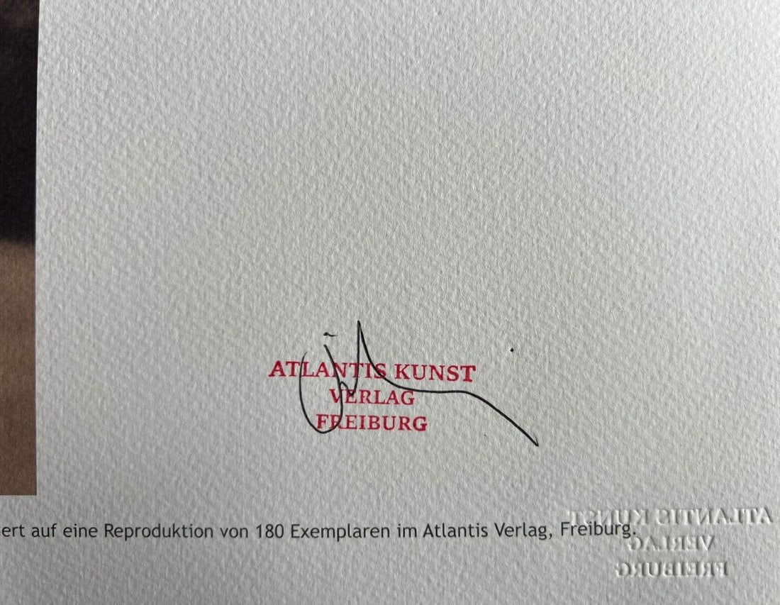 Jim Dine lithograph numbered - 12