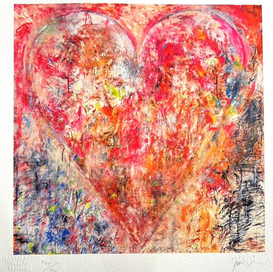 Jim Dine lithograph numbered (1 of 12)