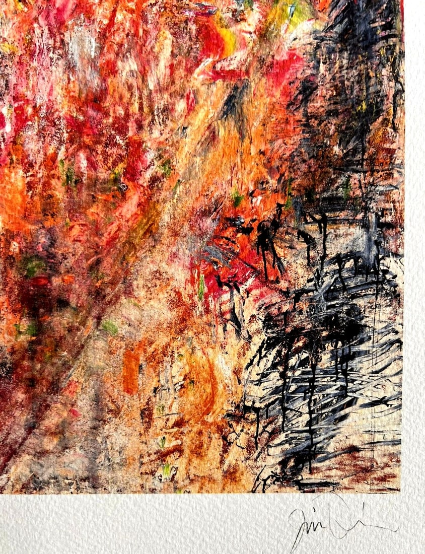 Jim Dine lithograph numbered - 8