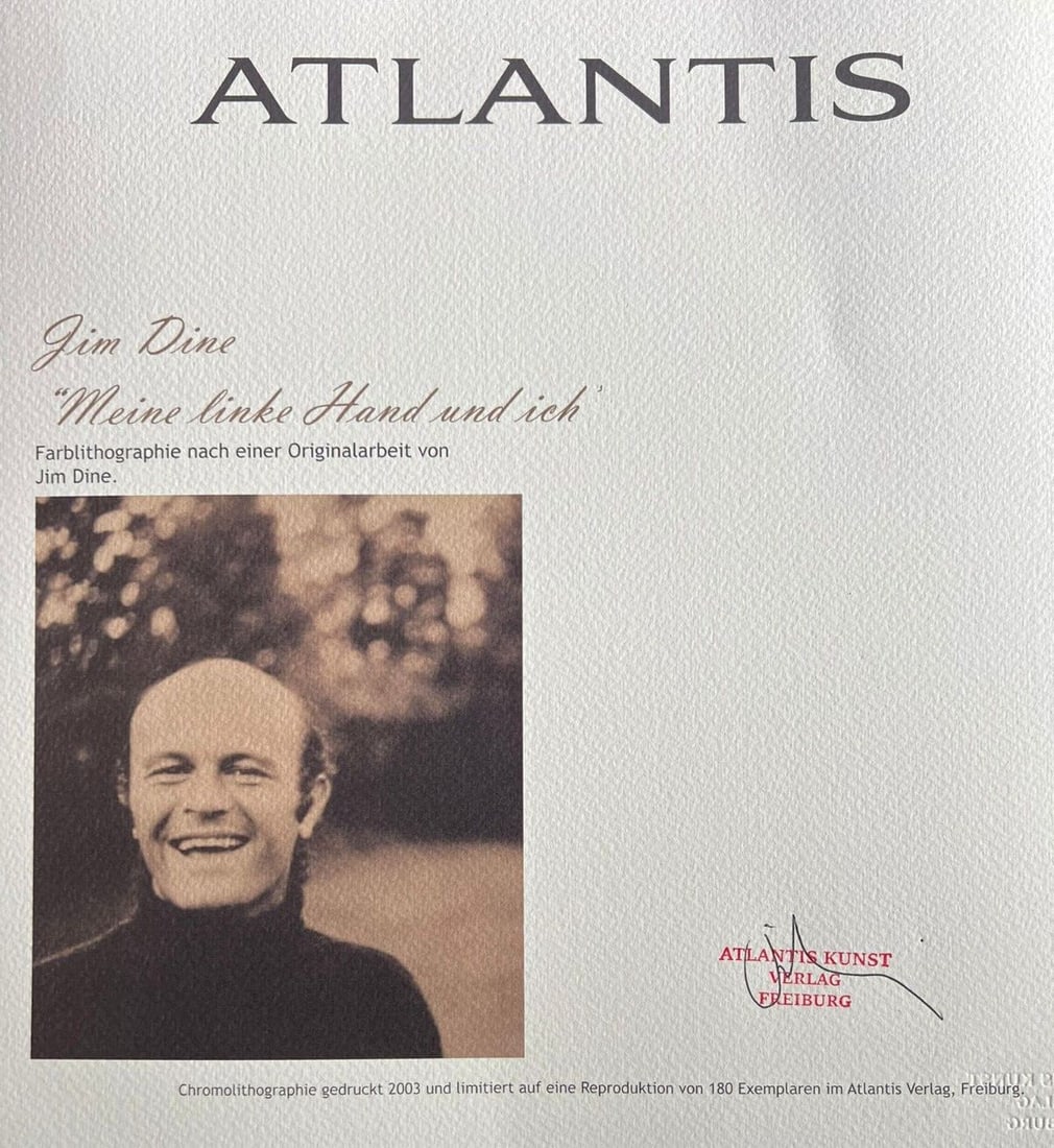 Jim Dine lithograph numbered - 9