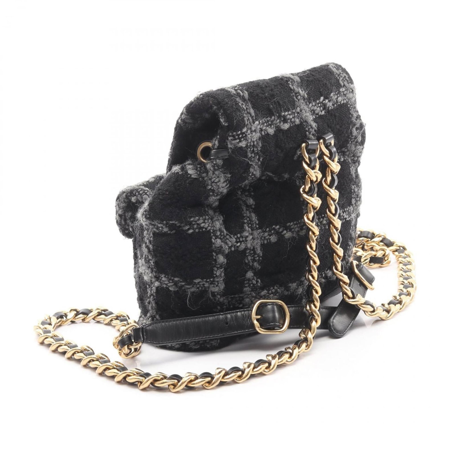 Chanel wool handbag backpack - 2