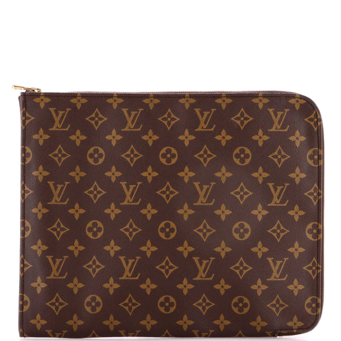 Louis Vuitton canvas poche with monogram documents. (1 of 7)