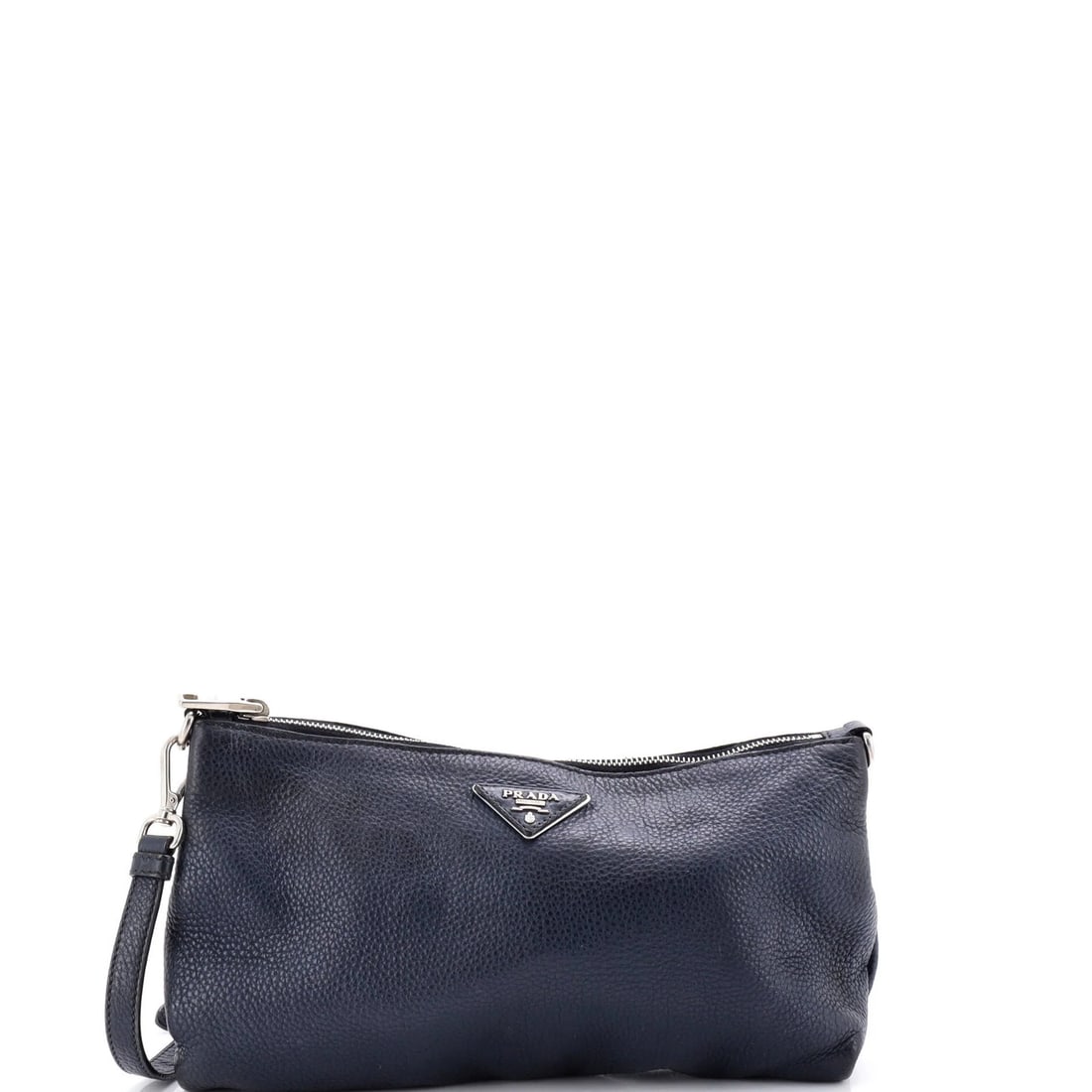 Prada Flat Zip Crossbody Bag Vitello Daino Mini (1 of 6)