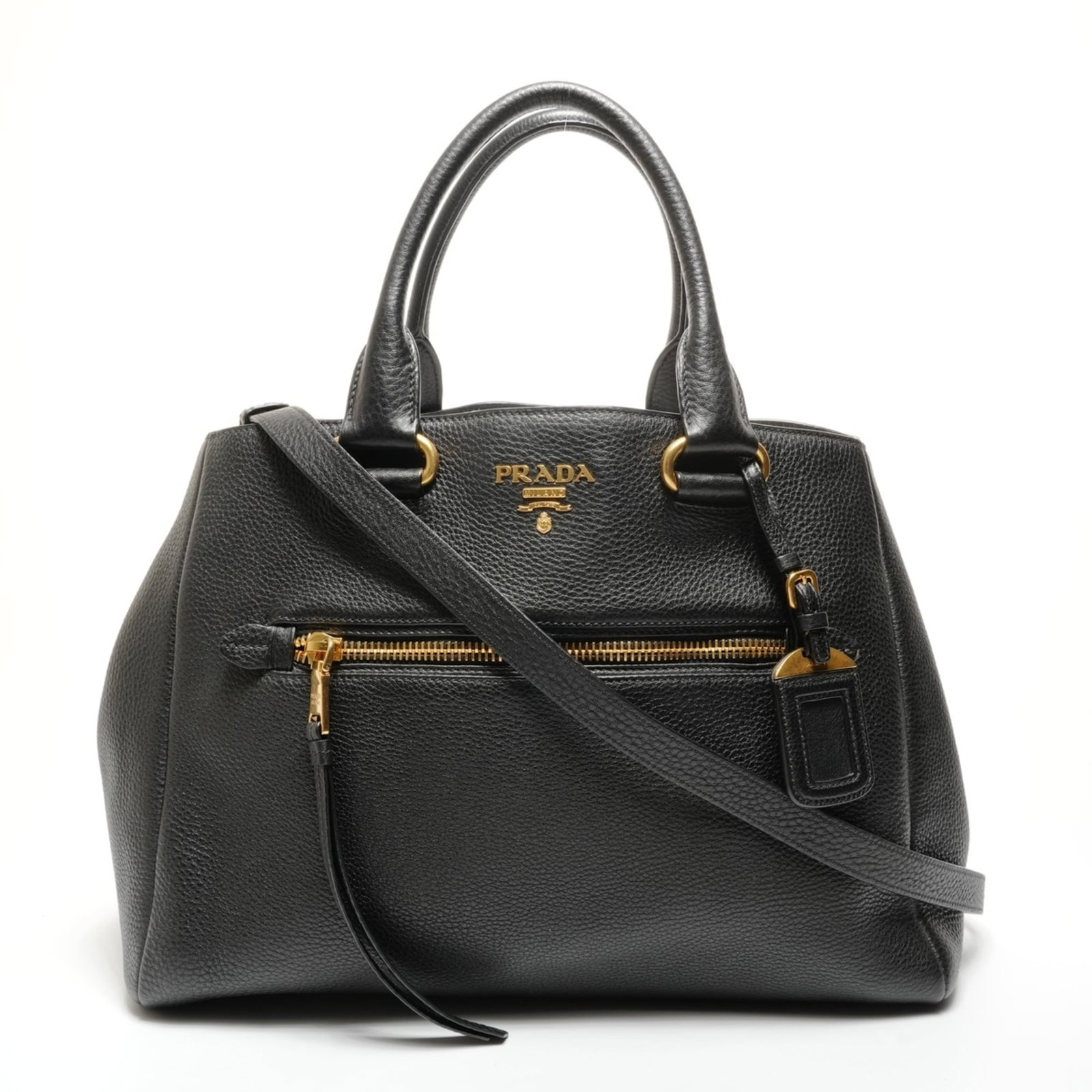 Prada leather tote bag (1 of 15)