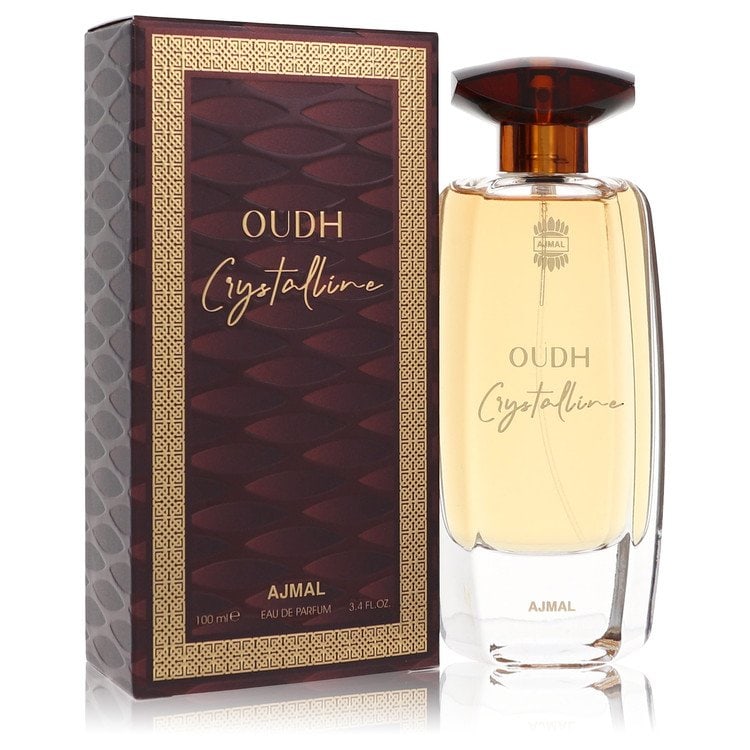 Oudh Crystalline Perfume By Ajmal Eau De Parfum Spray: Oudh Crystalline Perfume By Ajmal Eau De Parfum Spray Indulge in the rich, exotic scent of Oudh Crystalline Perfume by Ajmal, a luxurious Eau De Parfum Spray that combines the finest notes of oud