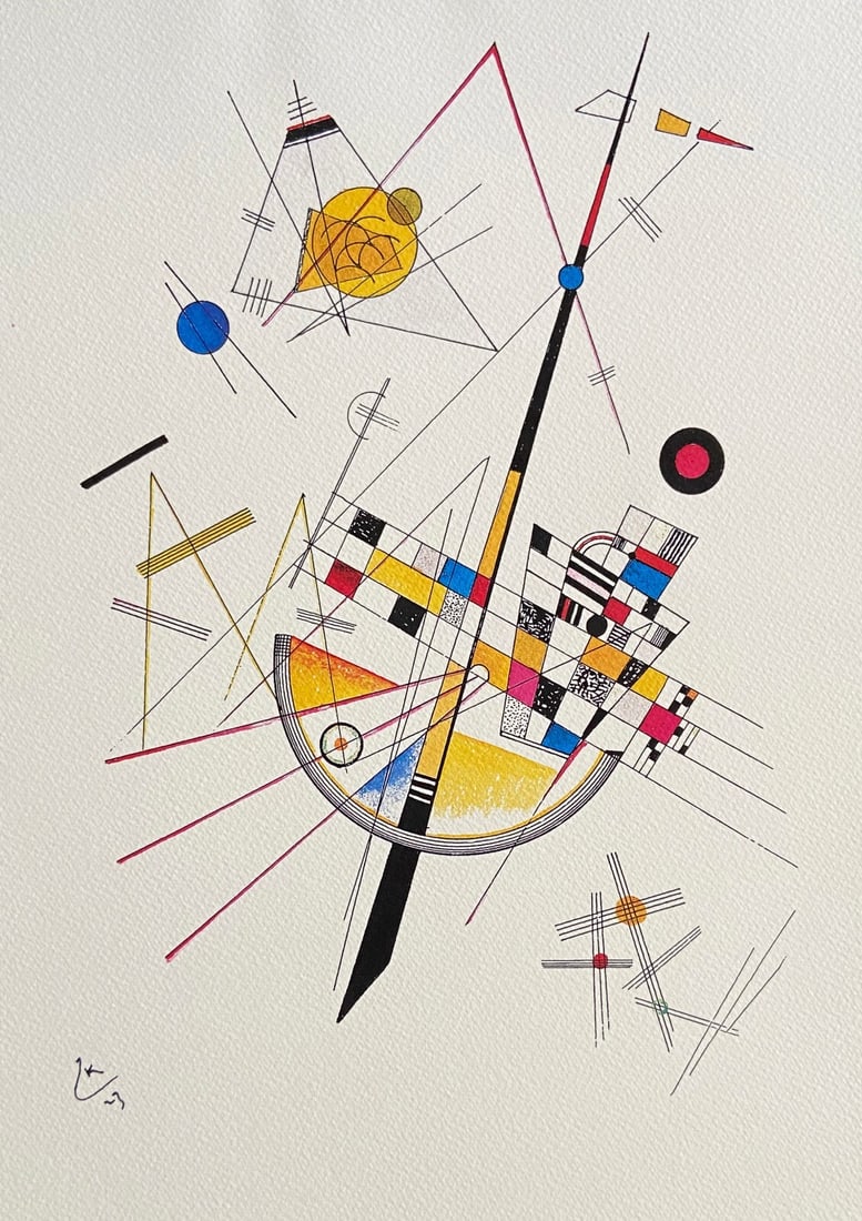 Wassily Kandinsky Lithograph Published Paul Klee Piet Mondrian (1 of 6)