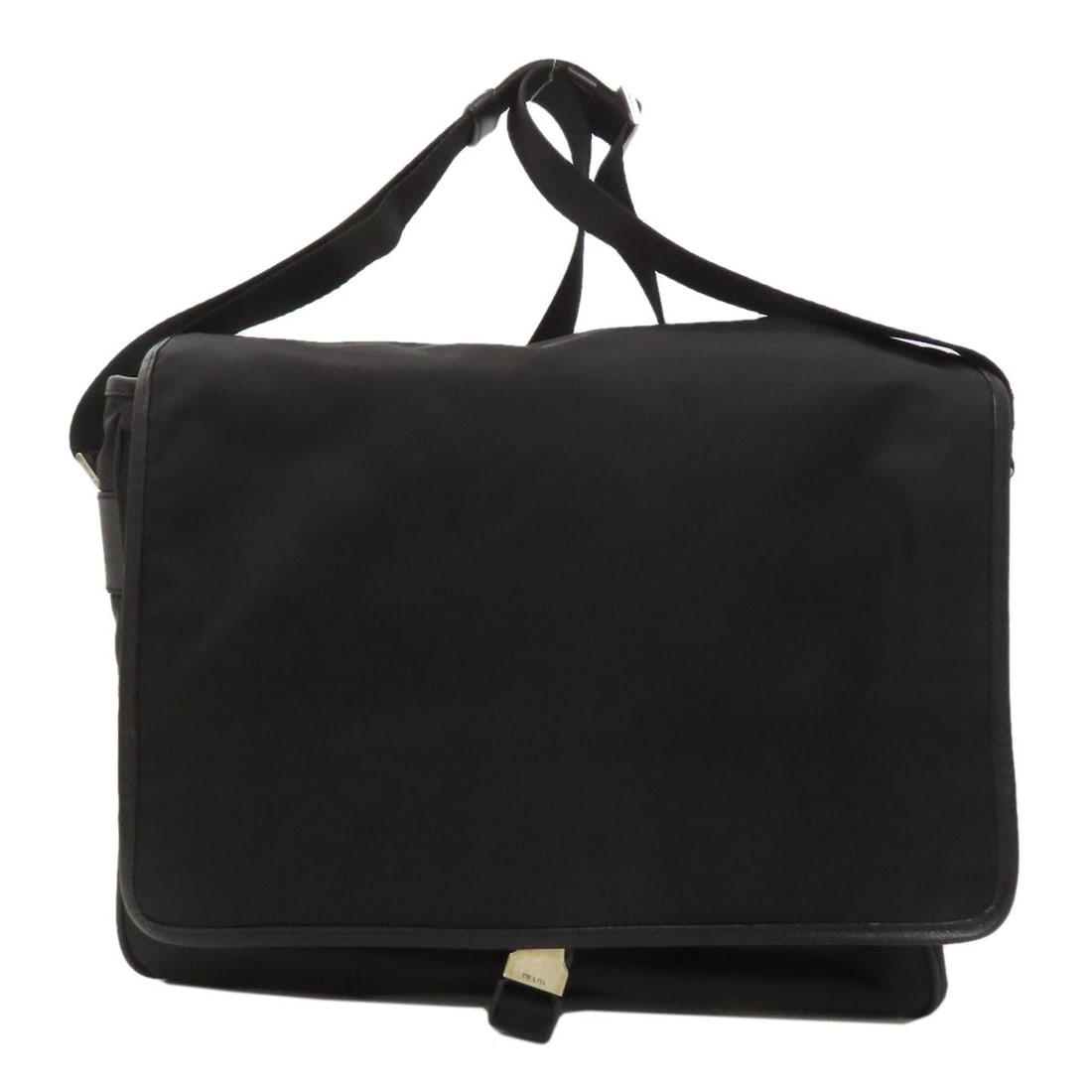 PRADA messenger bag with nylon logo hardware shoulder bag (1 of 20)