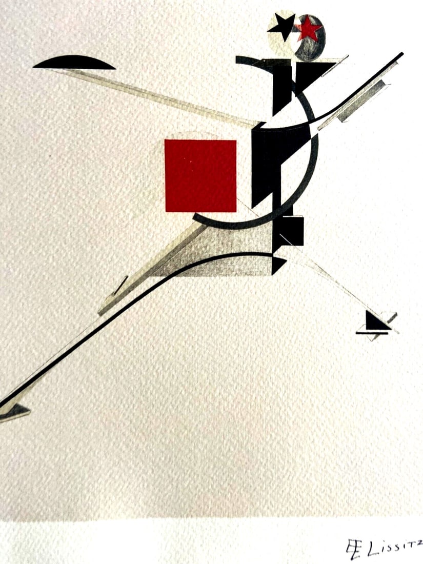 Lithograph by Lissitzky - 3