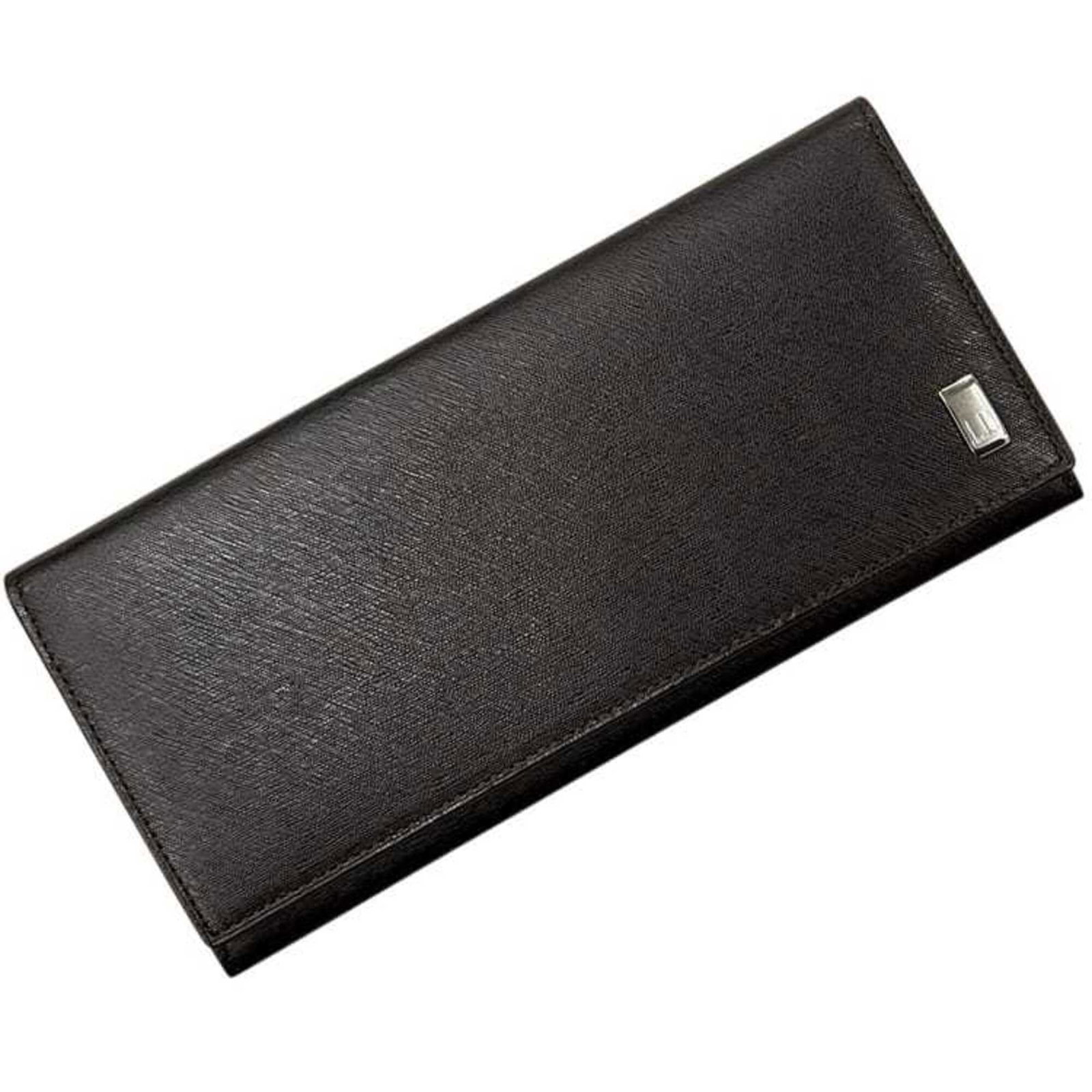 Dunhill is a leather bi-fold wallet: Dunhill is a leather bi-fold wallet A stylish and practical Dunhill bi-fold wallet, crafted from rich leather in a timeless brown hue, is up for grabs. With its classic design and spacious interior,