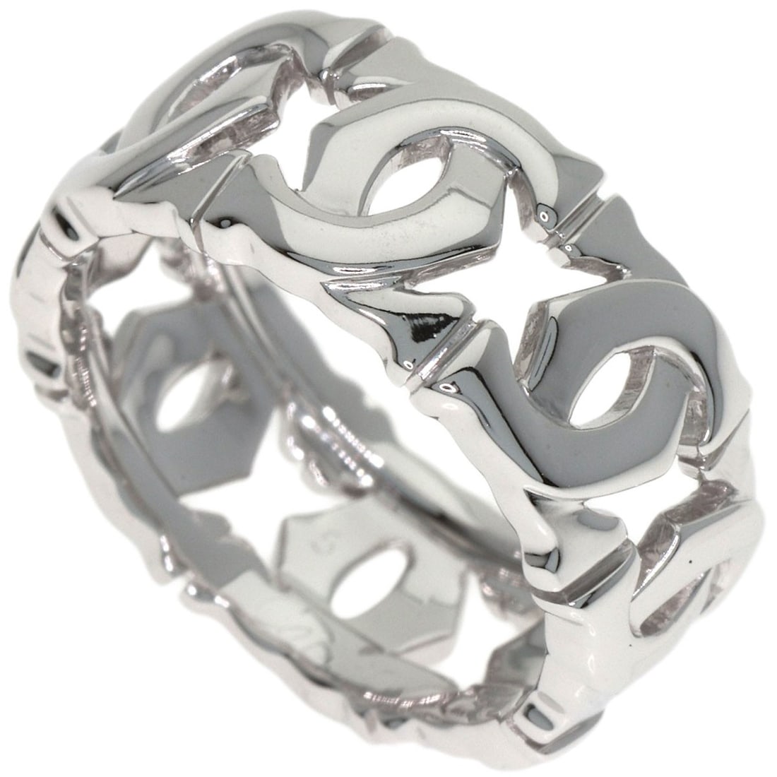 K18 White Gold Cartier Small Entrelaces Ring (1 of 7)