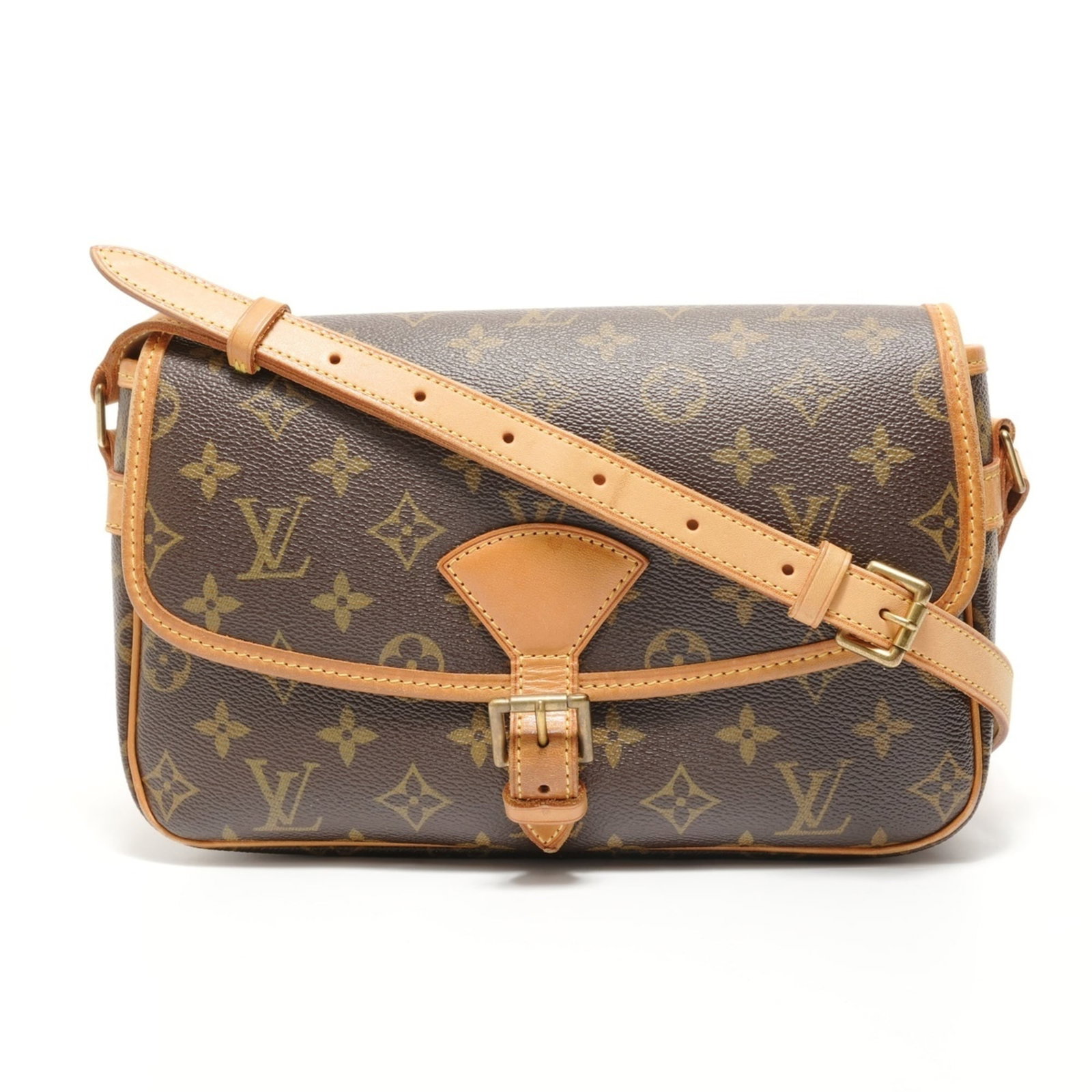 Louis Vuitton is a monogram bag.: Louis Vuitton is a monogram bag. A timeless piece of luxury, this Louis Vuitton monogram bag boasts the iconic brand's signature brown color and classic shoulder design. With its spacious interior