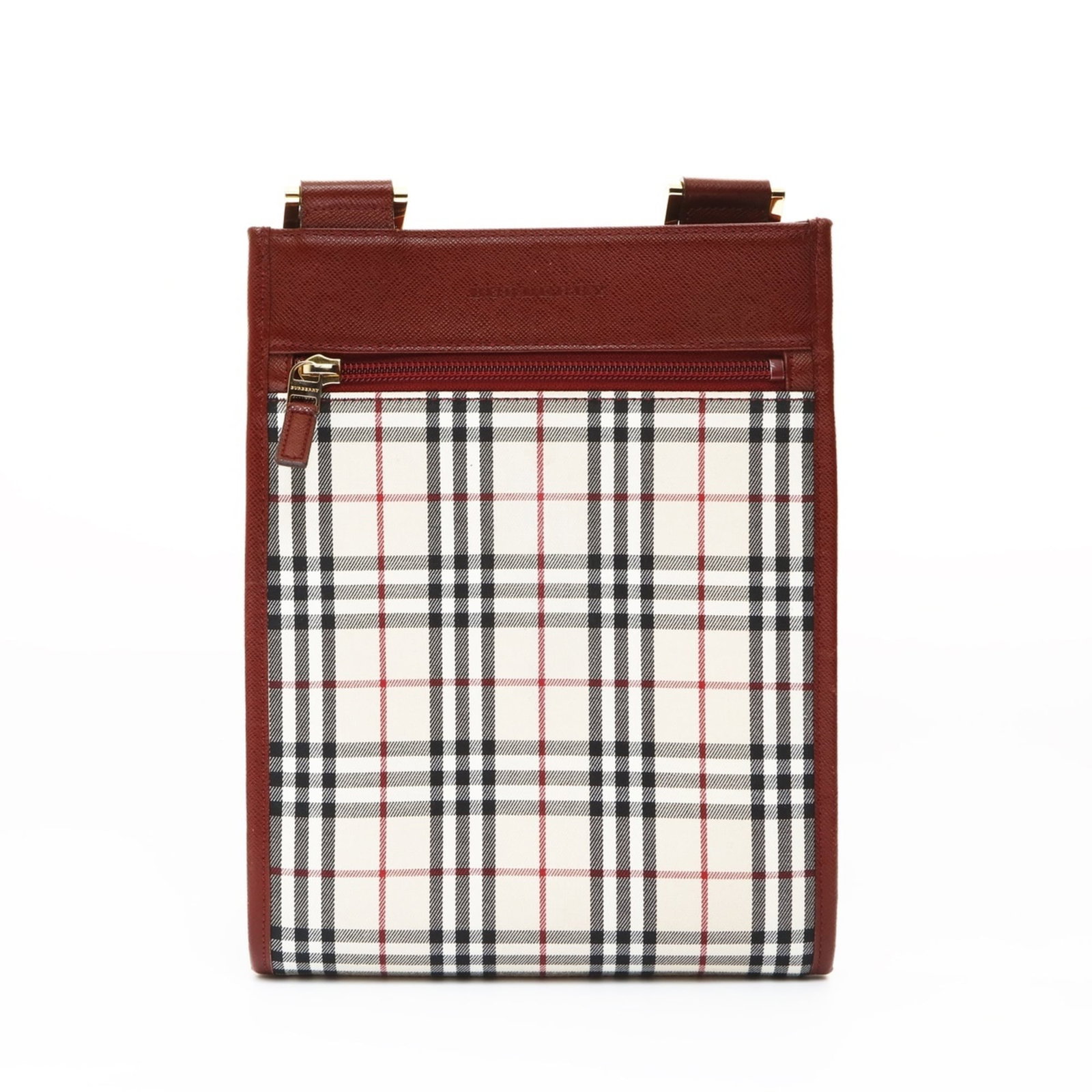 Burberry Shoulder Bag Canvas Leather: Burberry Shoulder Bag Canvas Leather A timeless Burberry shoulder bag, crafted from canvas and leather in a classic beige hue, boasts a spacious interior and adjustable strap for a comfortable fit.