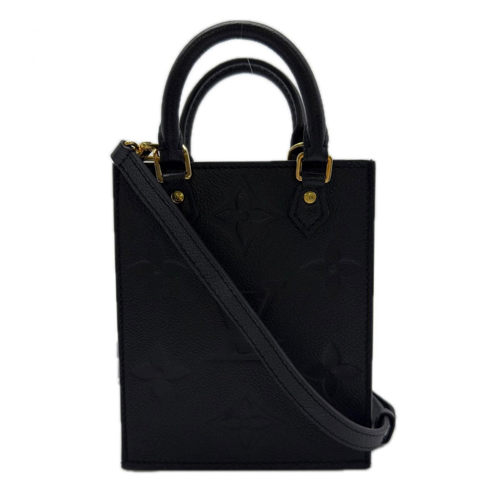 Leather Louis Vuitton Shoulder Bag: Leather Louis Vuitton Shoulder Bag Elevate your style with this luxurious Louis Vuitton shoulder bag, crafted from rich calf leather in sleek black. With its timeless design and open closure, this