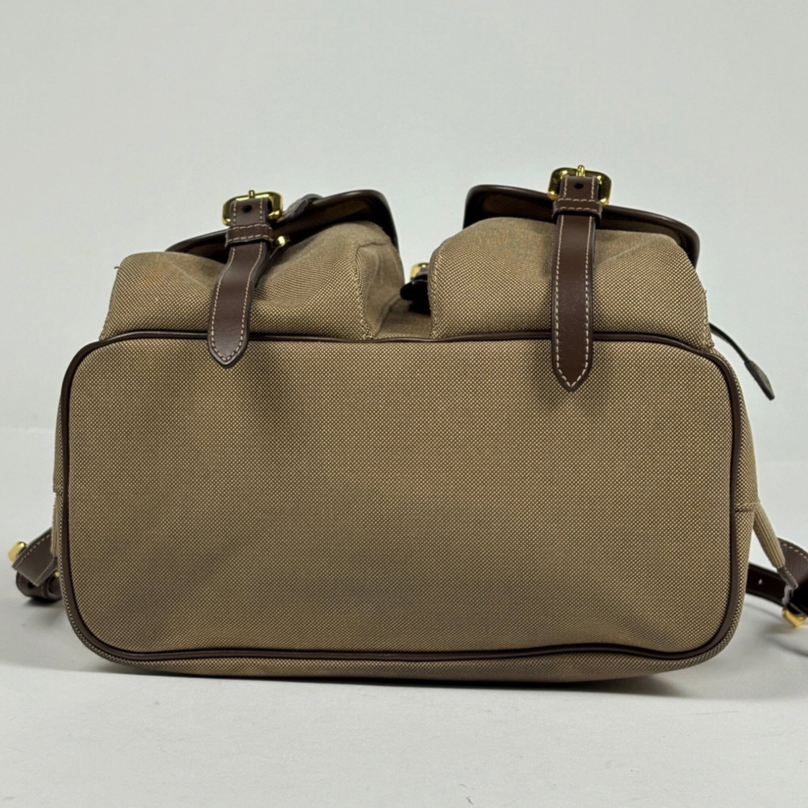 Canvas leather backpack by Prada - 3