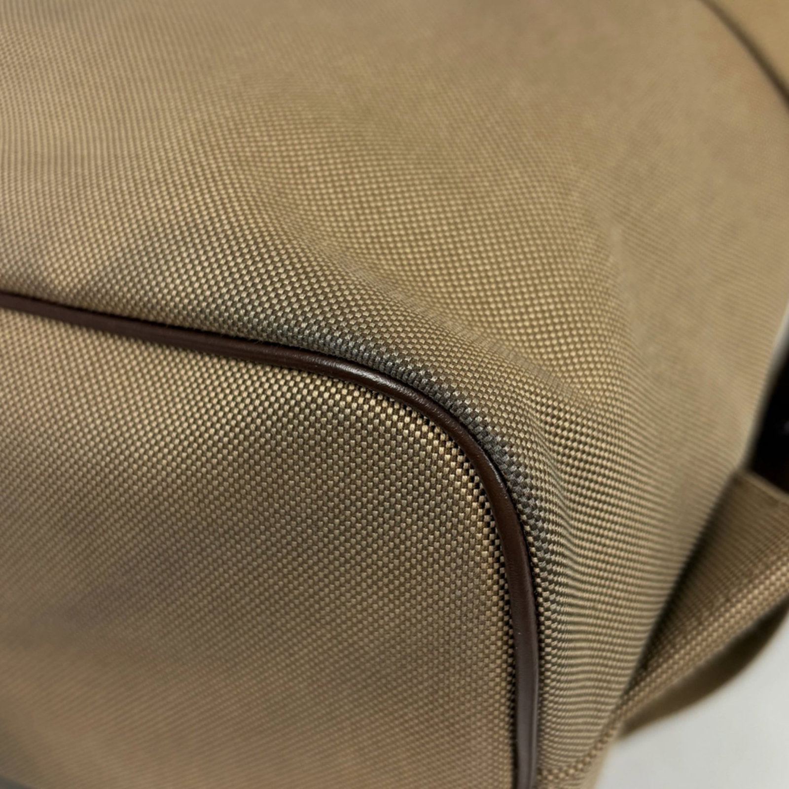 Canvas leather backpack by Prada - 5