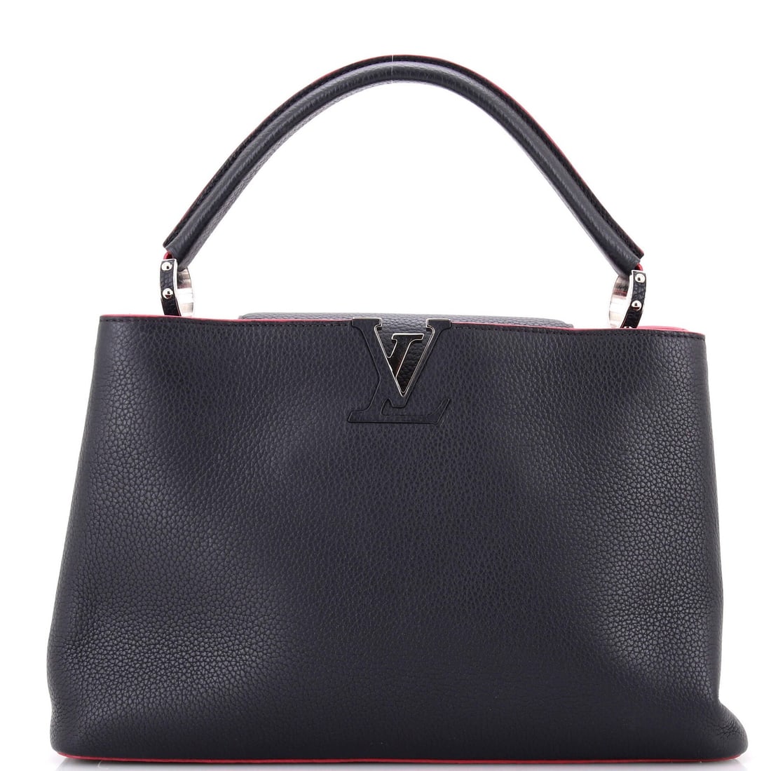 Louis Vuitton Capucines is a leather bag. (1 of 7)