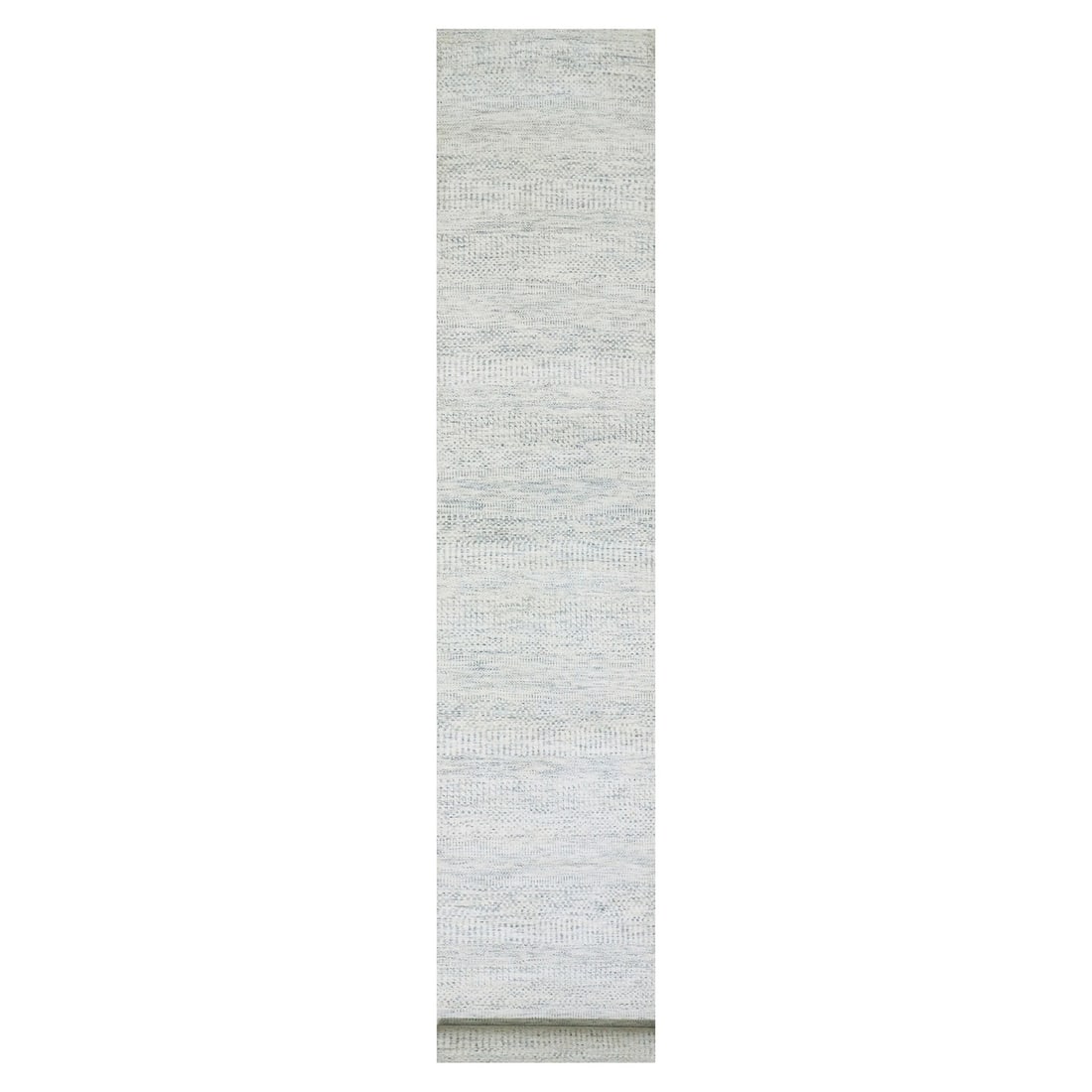 2'5"x15'10" Stonington Gray Modern Wool Hand Knotted Undyed XL Runner Rug (1 of 7)