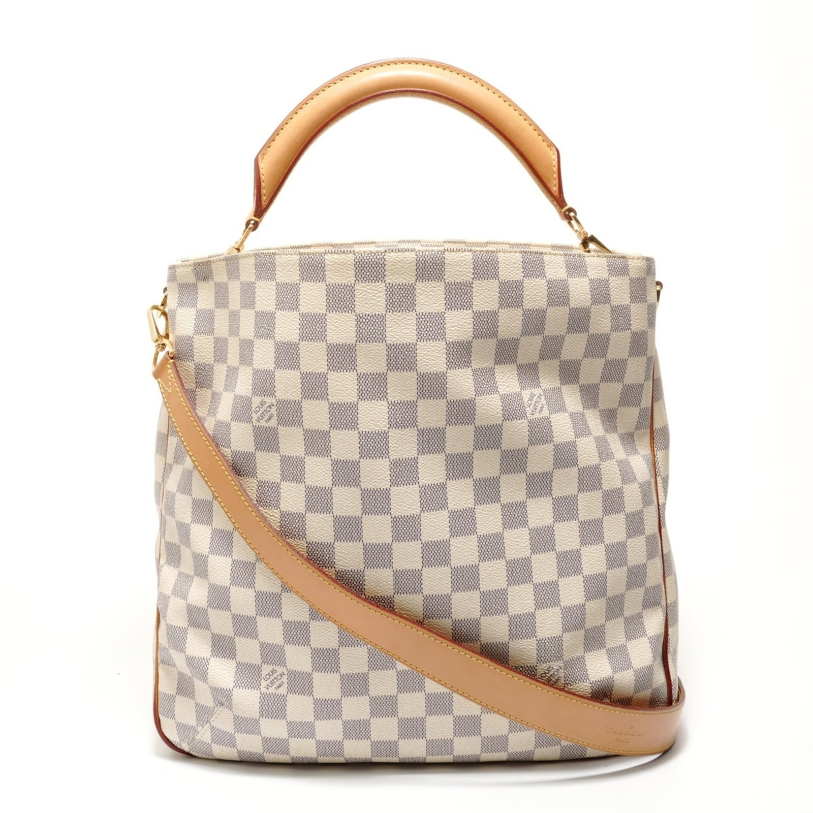 Louis Vuitton is a damier azur shoulder bag (1 of 15)