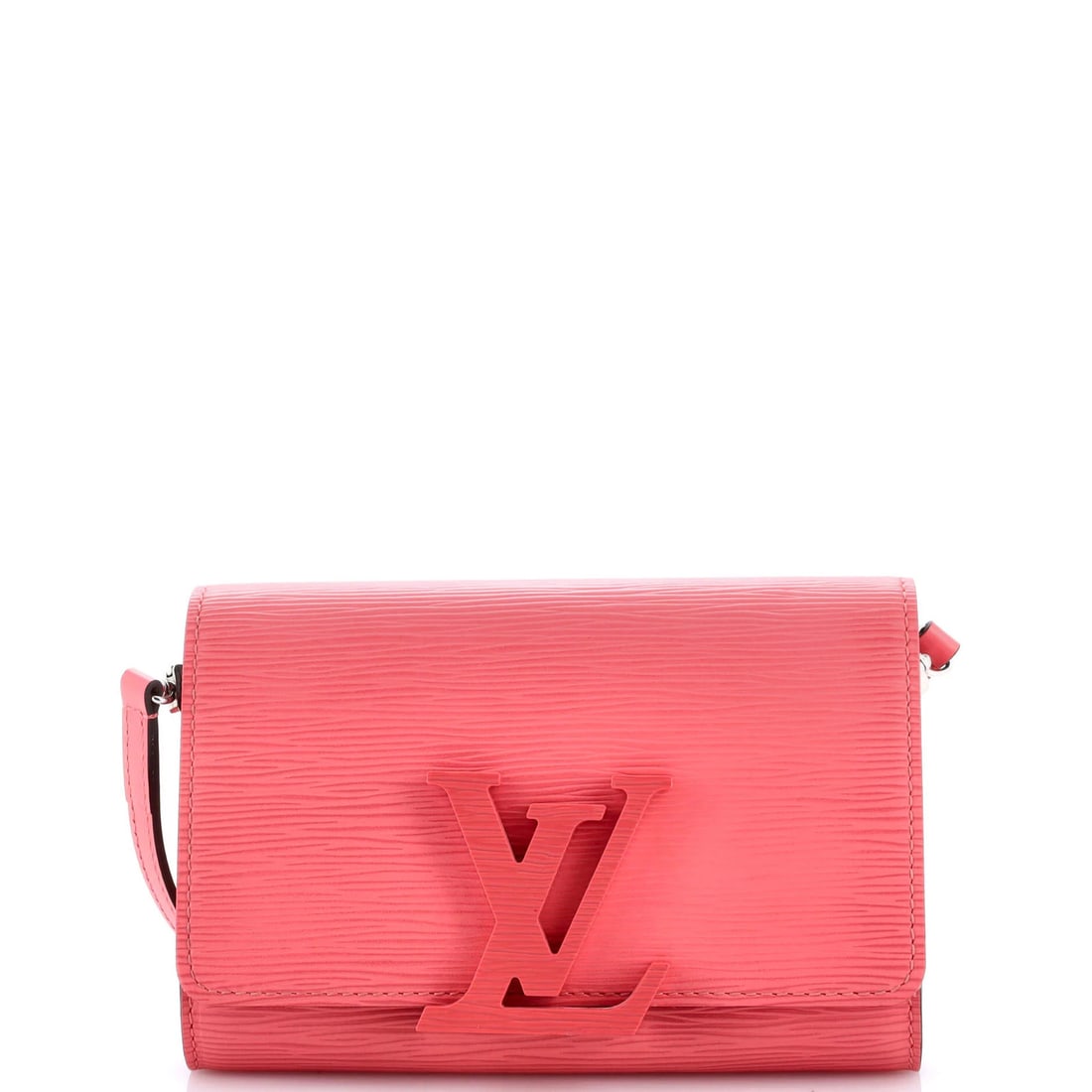 Louis Vuitton Louise Shoulder Bag Epi Leather PM: Louis Vuitton Louise Shoulder Bag Epi Leather PM The iconic Louis Vuitton Louise Shoulder Bag Epi Leather PM is a timeless piece that exudes effortless chic. With its signature pink exterior and luxur