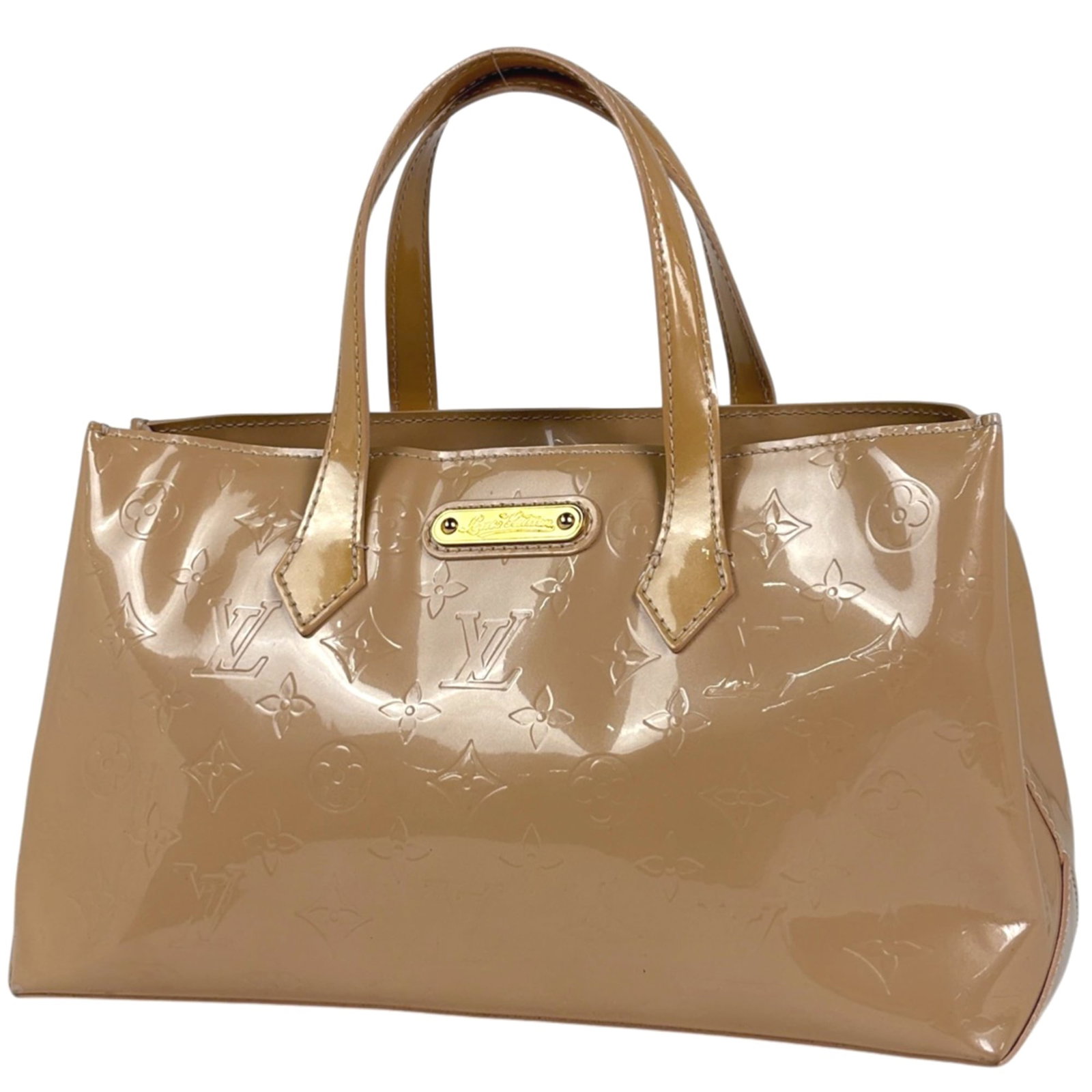 Louis Vuitton Monogram Vernis Tote Bag: Louis Vuitton Monogram Vernis Tote Bag Own the iconic style of Louis Vuitton with this pre-loved Monogram Vernis Tote Bag, boasting the signature Galle and Rose Florentin colors that evoke timeless