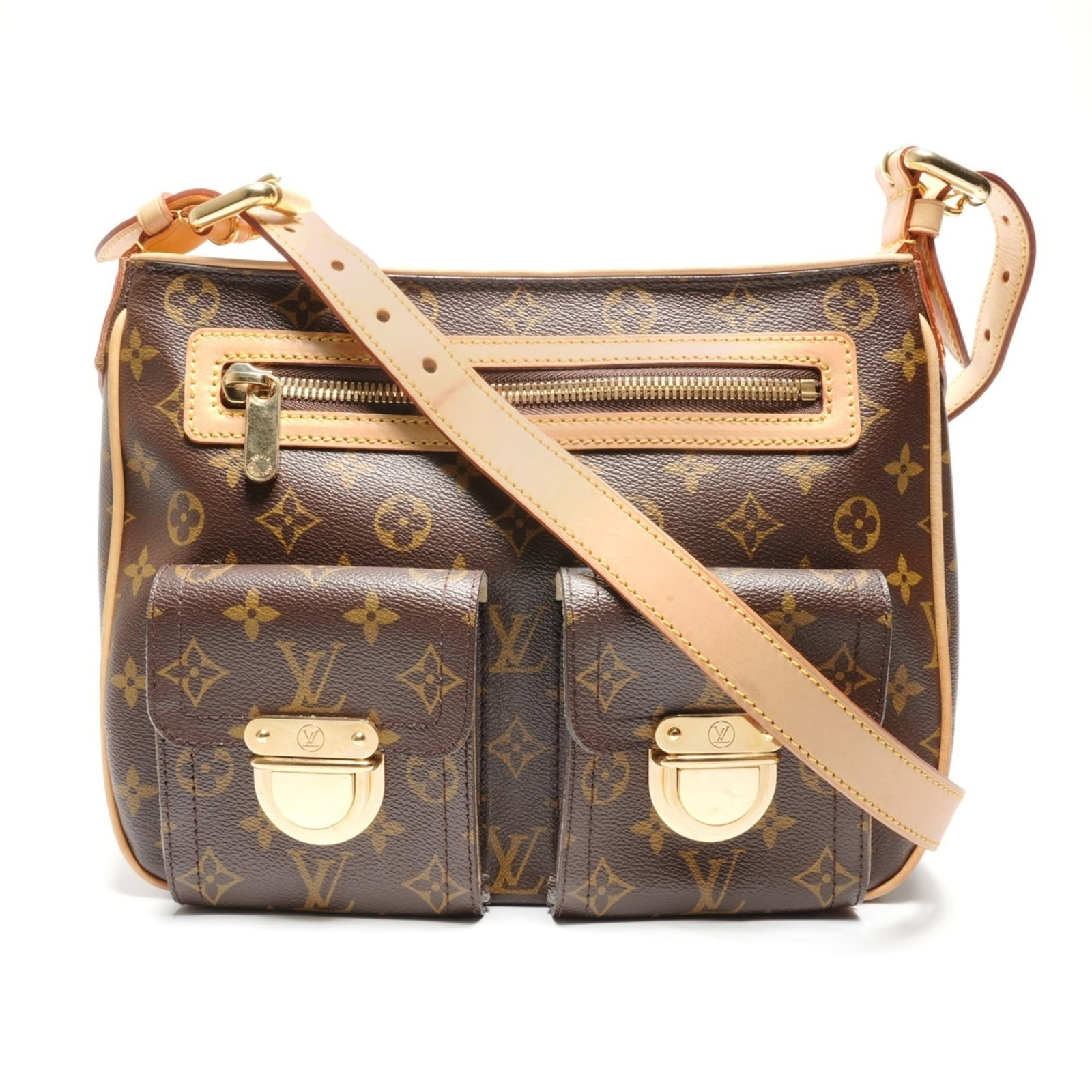 Louis Vuitton is a monogram bag.: Louis Vuitton is a monogram bag. A timeless classic, this Louis Vuitton monogram shoulder bag boasts the iconic brand's signature brown monogram pattern and durable design, perfect for adding a touch