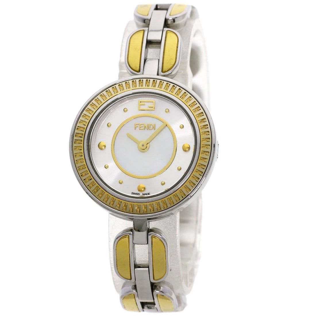 FENDI my way Watches 35000S Stainless Steel/ SSxGP: FENDI my way Watches 35000S Stainless Steel/ SSxGP Elevate your style with the FENDI my way Watches 35000S, a sleek and sophisticated timepiece that combines stainless steel durability with a touch of