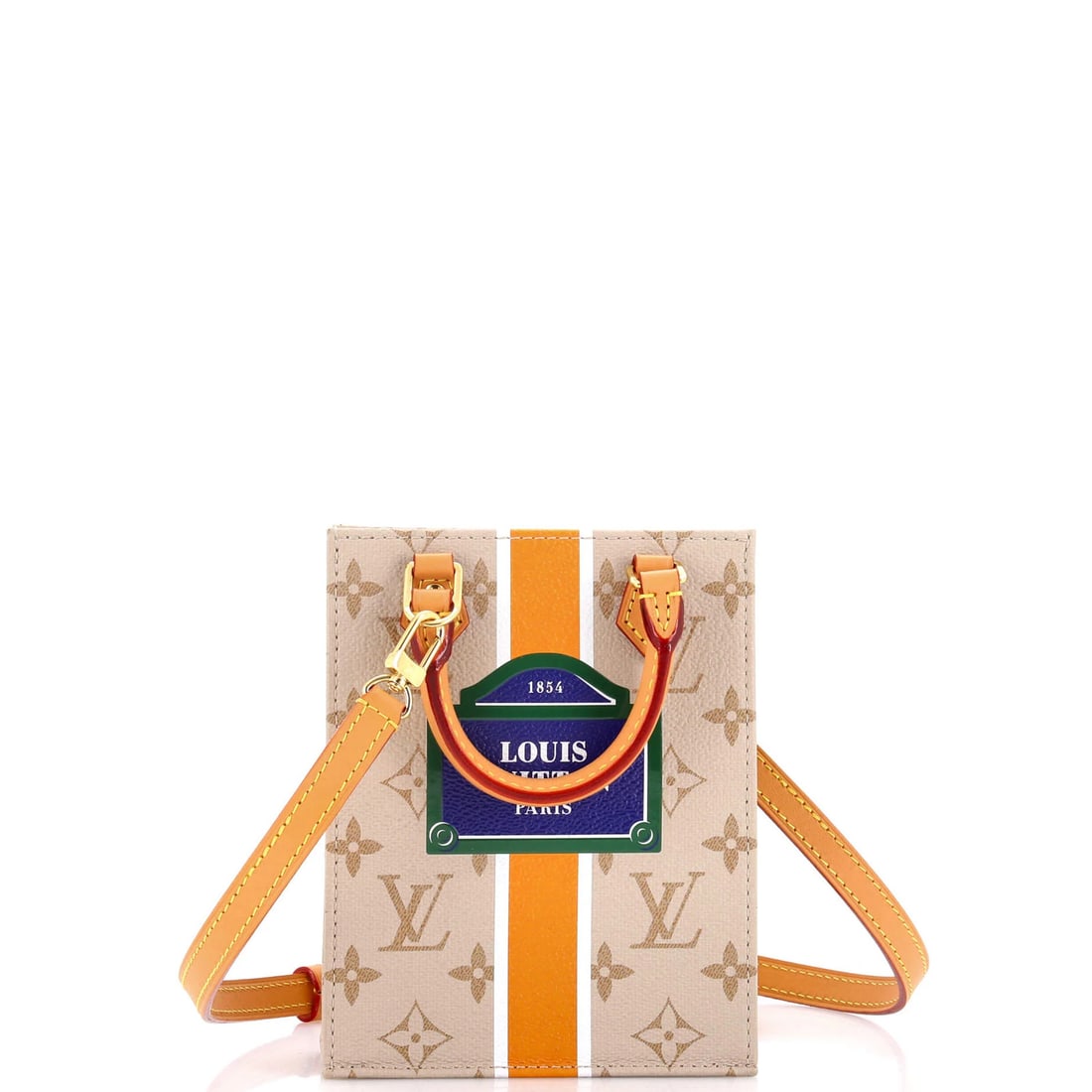 Louis Vuitton Petit Sac Plat Bag Monopaname Canvas: Louis Vuitton Petit Sac Plat Bag Monopaname Canvas A timeless and versatile Louis Vuitton Petit Sac Plat Bag, this neutral-toned canvas tote boasts the iconic brand's signature monogram pattern. With