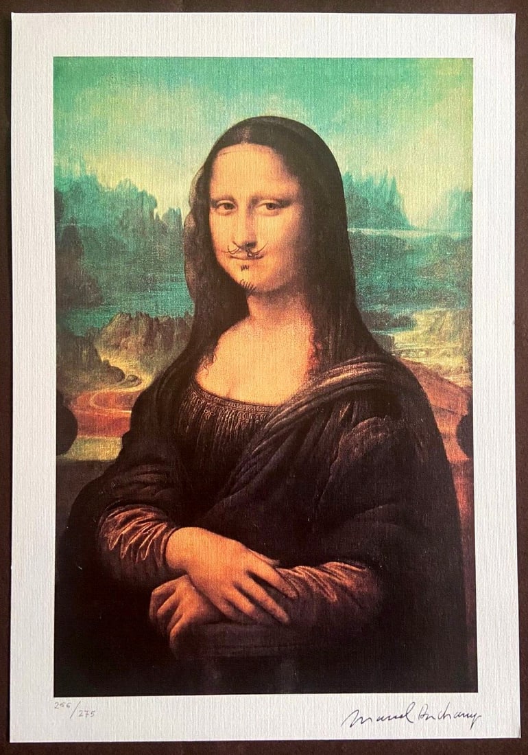 Marcel Duchamp is a lithograph. (1 of 11)