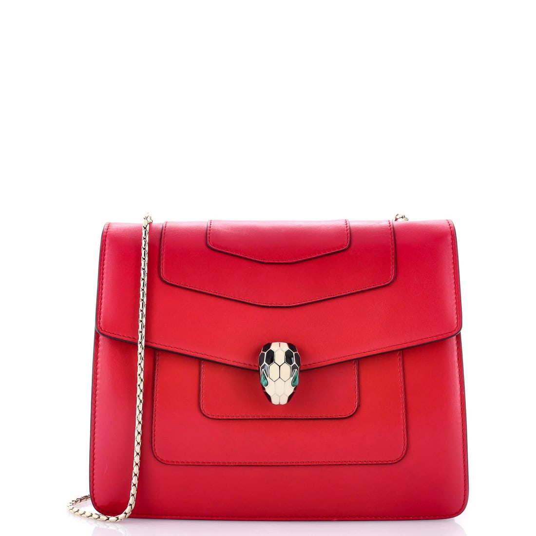 Bvlgari Serpenti Leather Forever Square Medium Bag: Bvlgari Serpenti Leather Forever Square Medium Bag The Bvlgari Serpenti Leather Forever Square Medium Bag is a stunning, one-of-a-kind piece that exudes elegance and sophistication. With its iconic