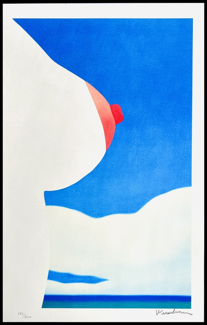 Tom Wesselmann Lithograph is numbered (1 of 9)