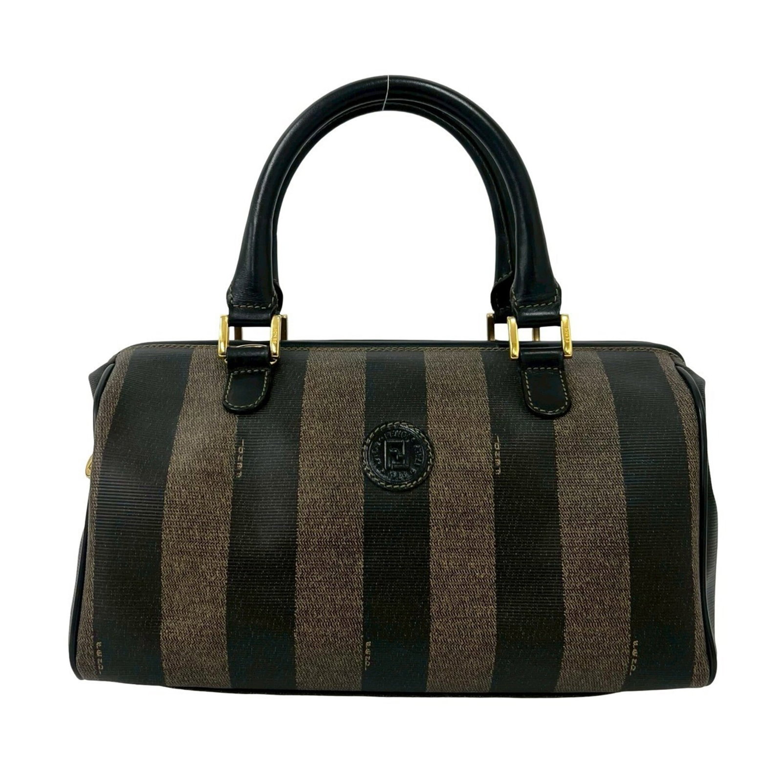 Fendi Boston Bag, Handbag Leather, Pvc (1 of 10)