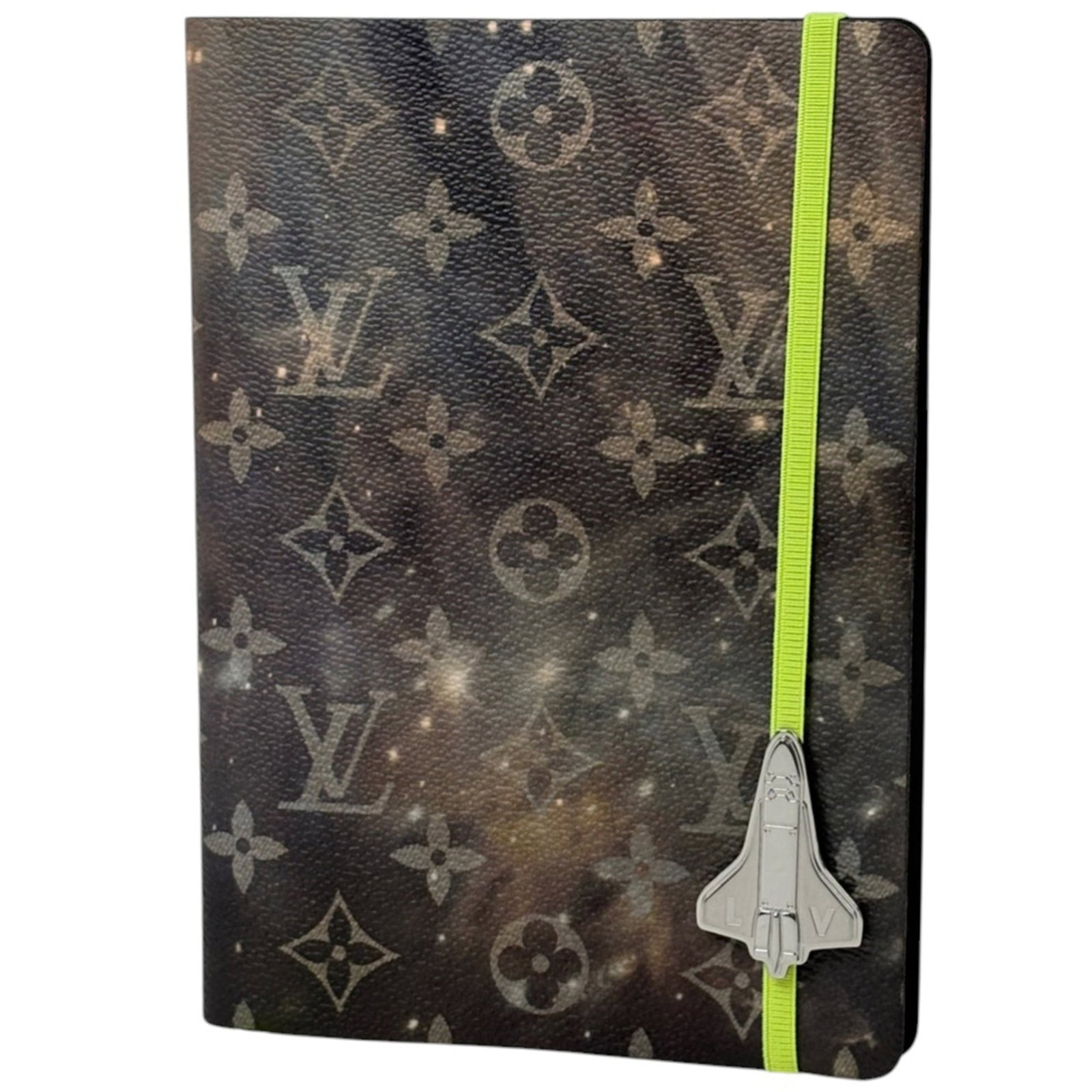 Louis Vuitton Cahier notebook is a women's monogram galaxy brown memo pad. (1 of 7)