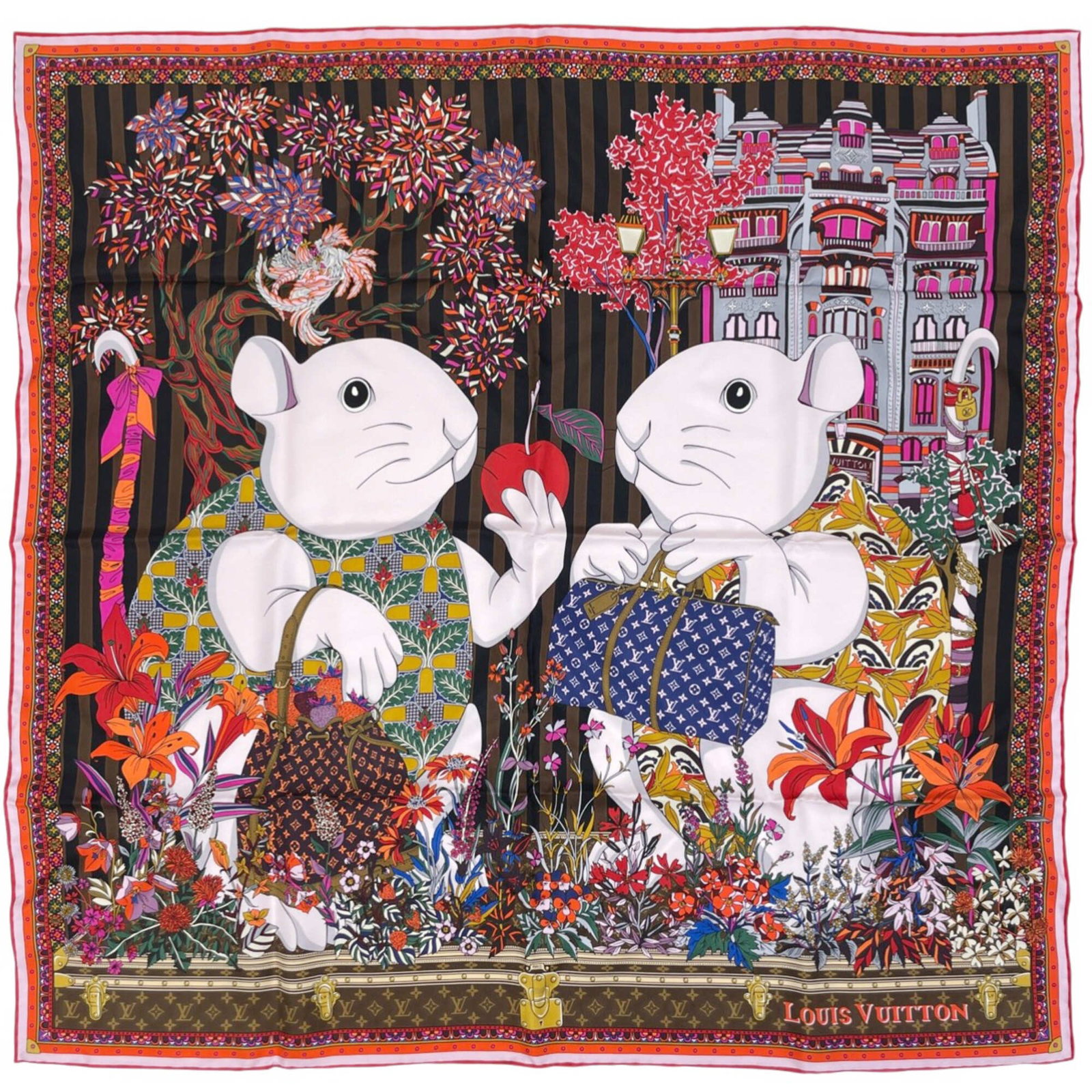 Louis Vuitton Silk 100% Scarf (1 of 5)