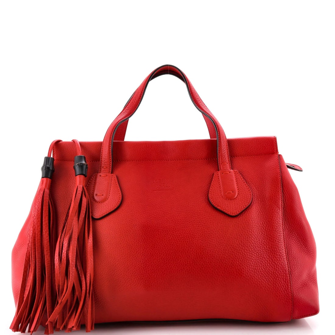 Gucci medium leather lady tassel top handle bag (1 of 6)