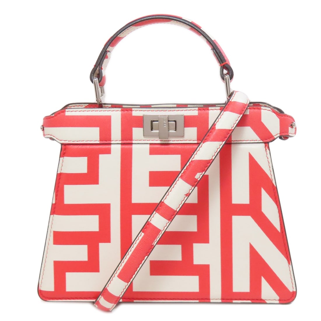 FENDI Marc Jacobs collaboration Peekaboo I See You 2WAY Handbag Calf (1 of 20)