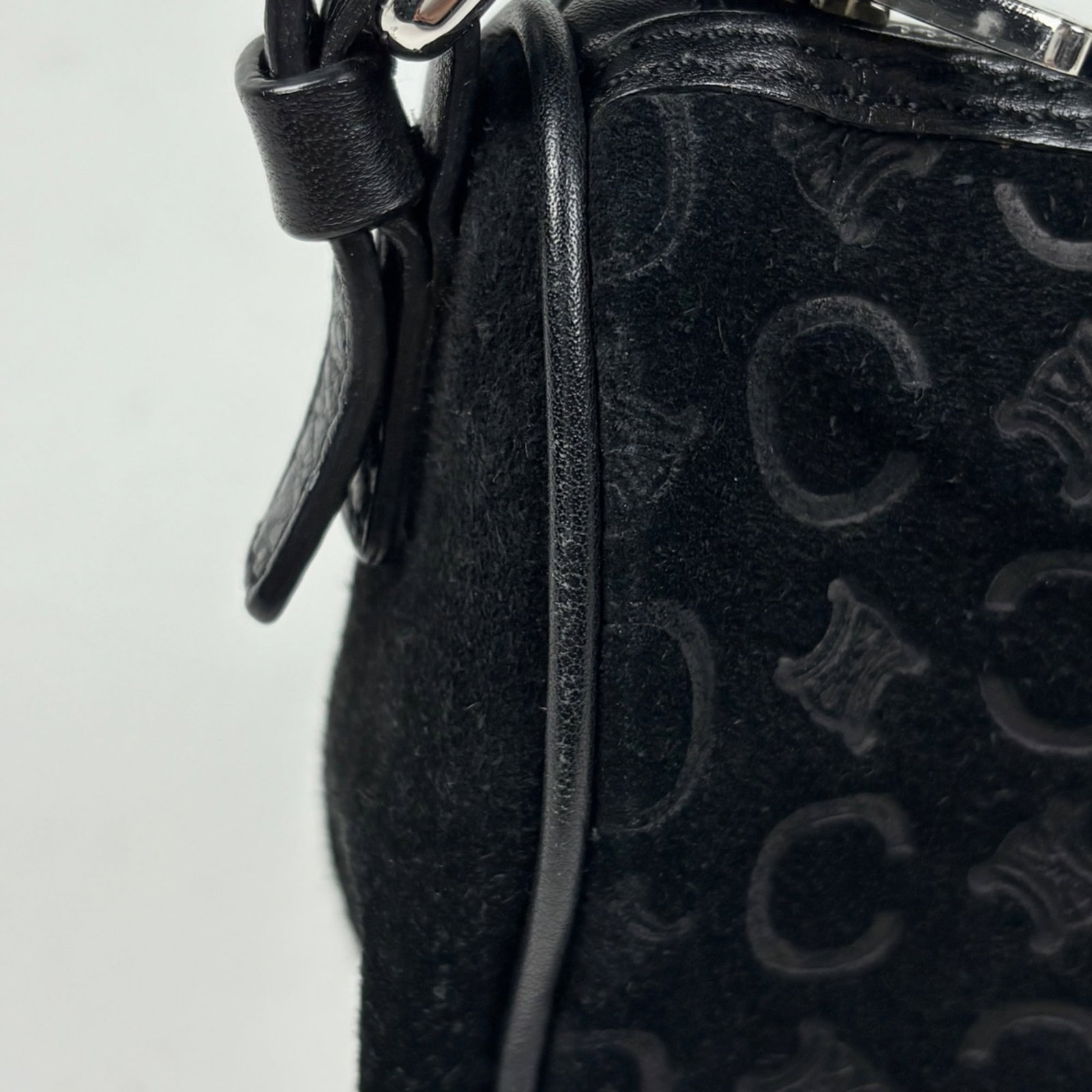 Celine Handbag Suede - 4