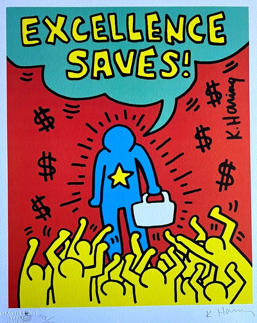 Keith Haring Lithograph Numbered (1 of 12)