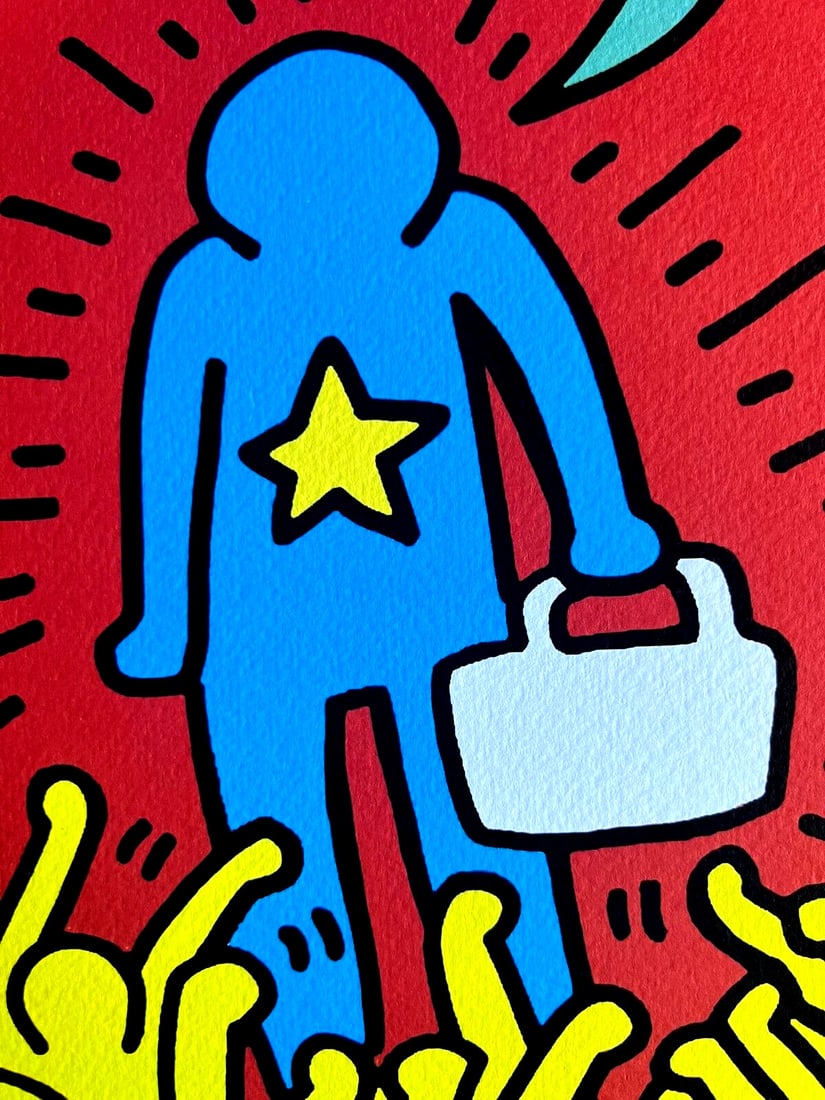 Keith Haring Lithograph Numbered - 4