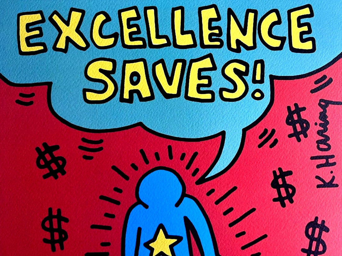 Keith Haring Lithograph Numbered - 5