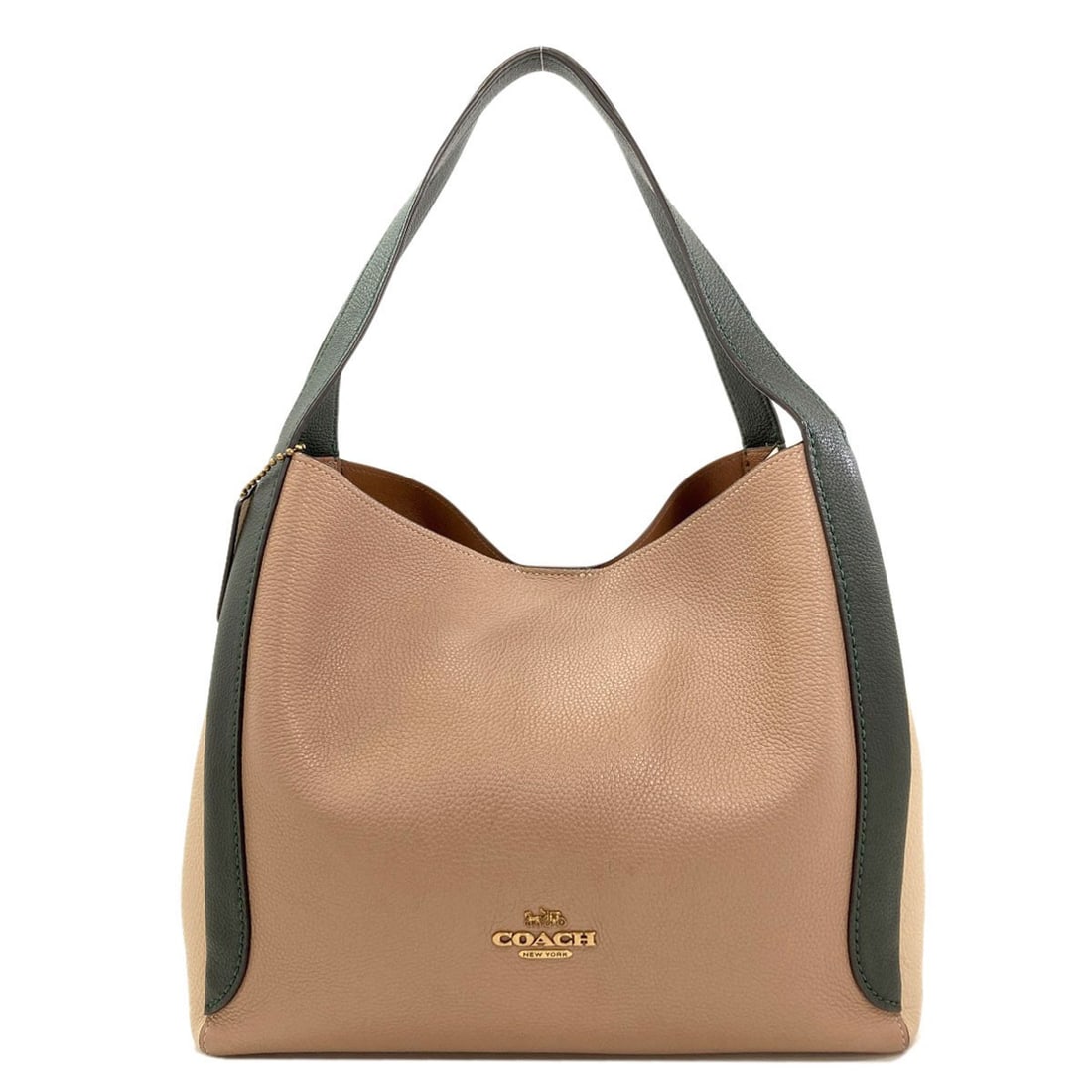 Leather color block tote bag from Coach 76088 hadley hobo (1 of 20)