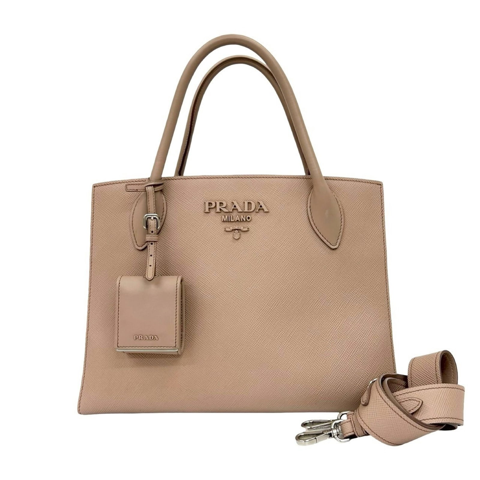 Leather Prada shoulder bag pouch (1 of 10)